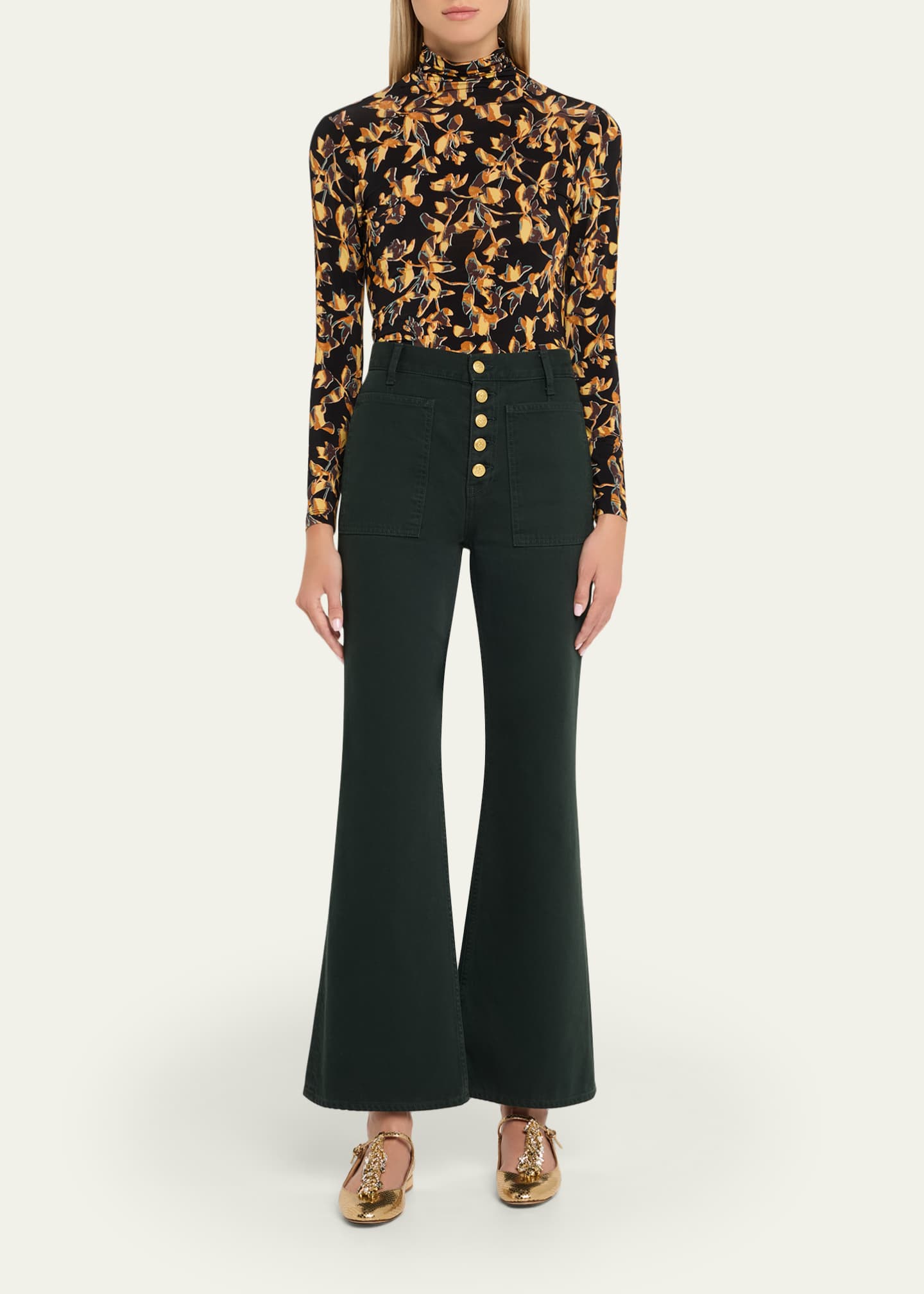 Ulla Johnson Loulou Jersey Top in Orchid main image 1