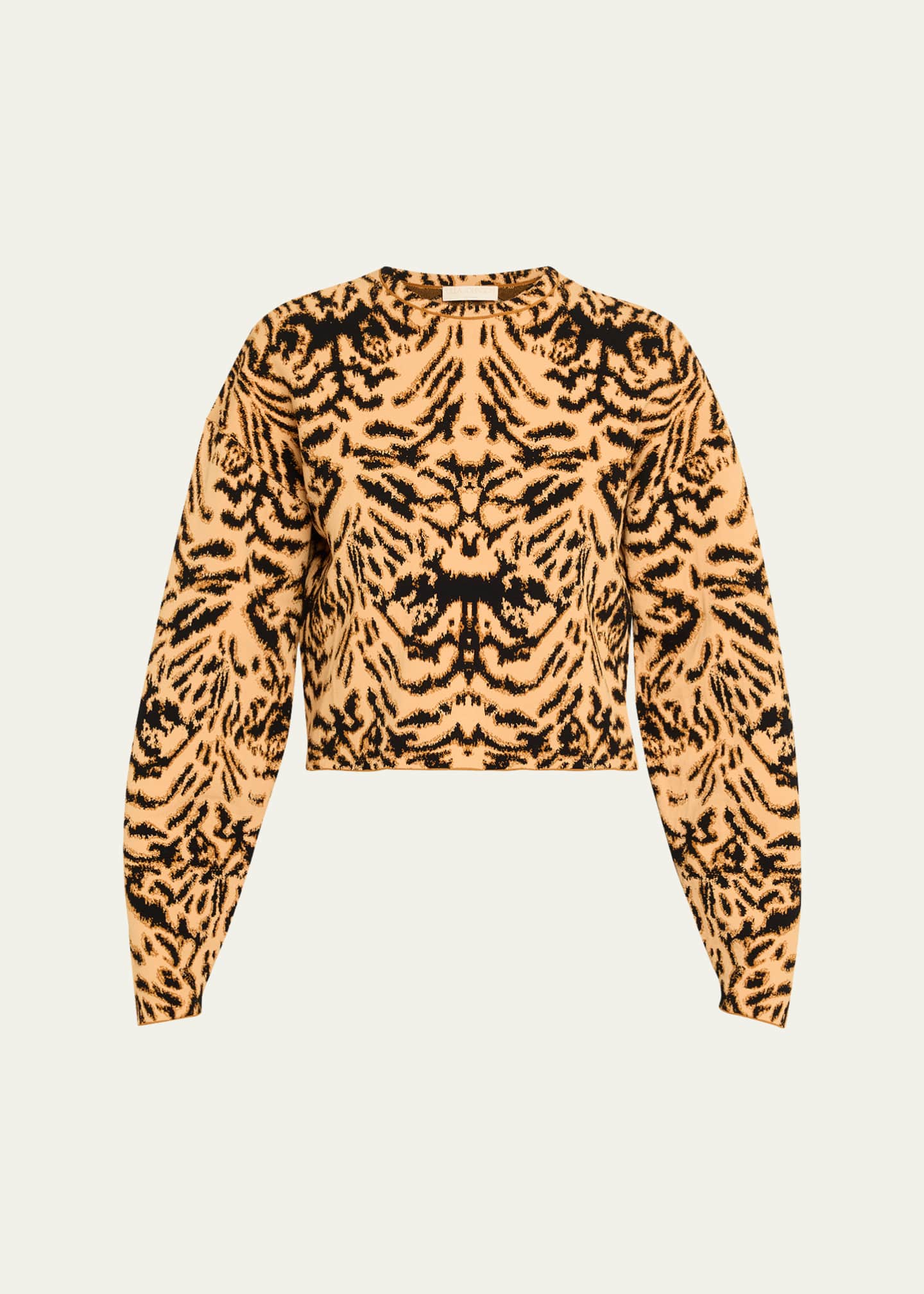 Ulla Johnson Cade Printed Jacquard Knit Pullover Image 1 of 5