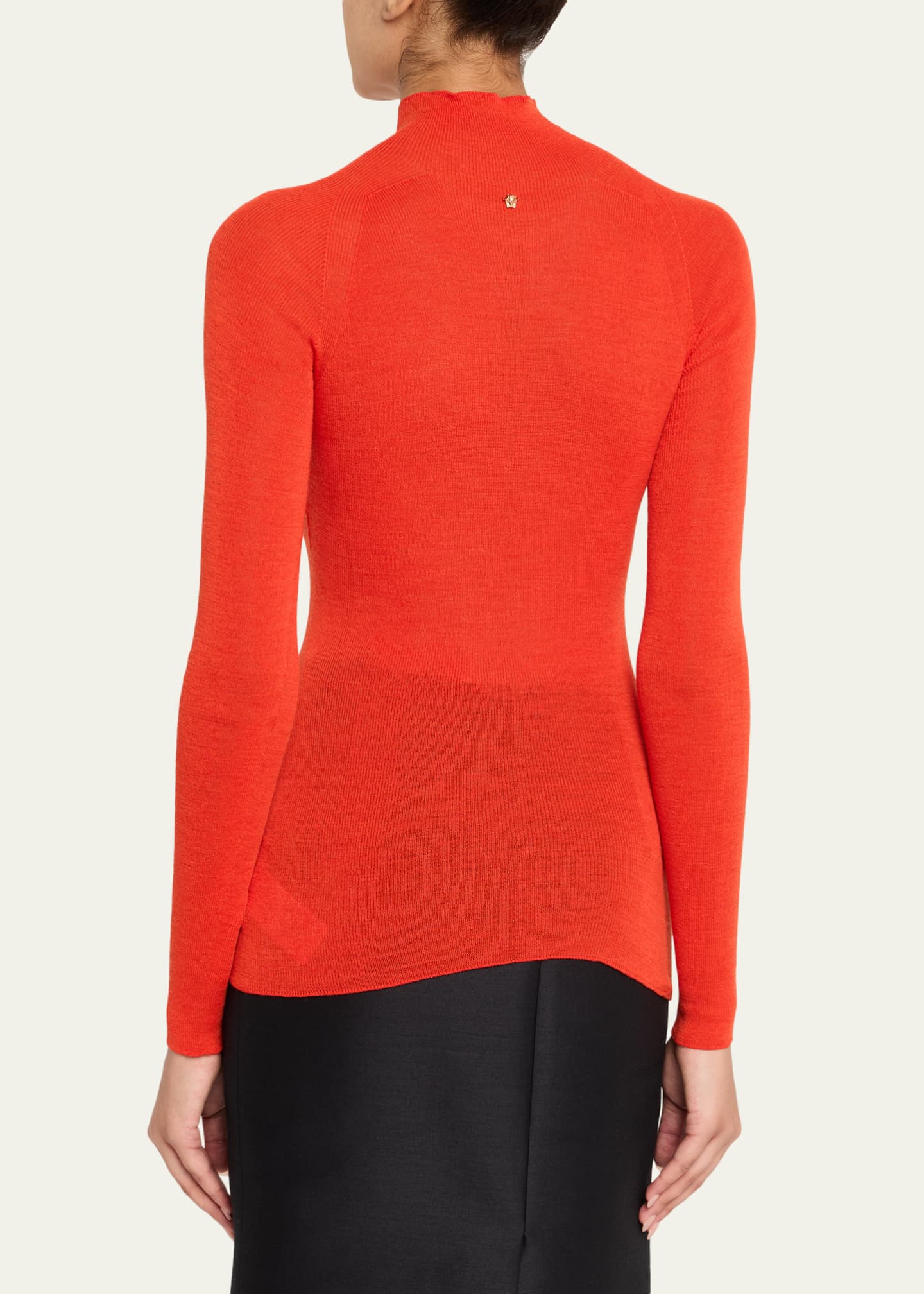Vanisé Full Rib Rws Wool Mock Neck Jumper