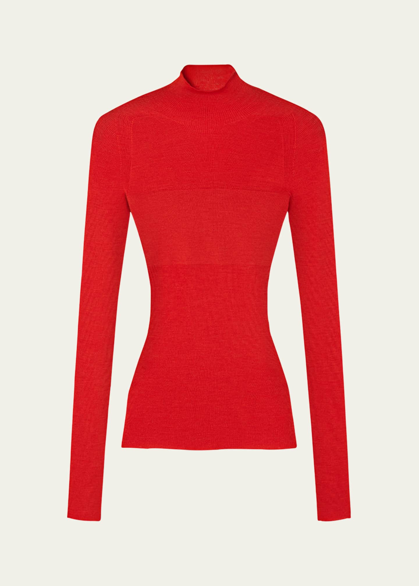 Inserch Cotton Blend Mock Neck Sweater Gold 4308-00038 main image 0