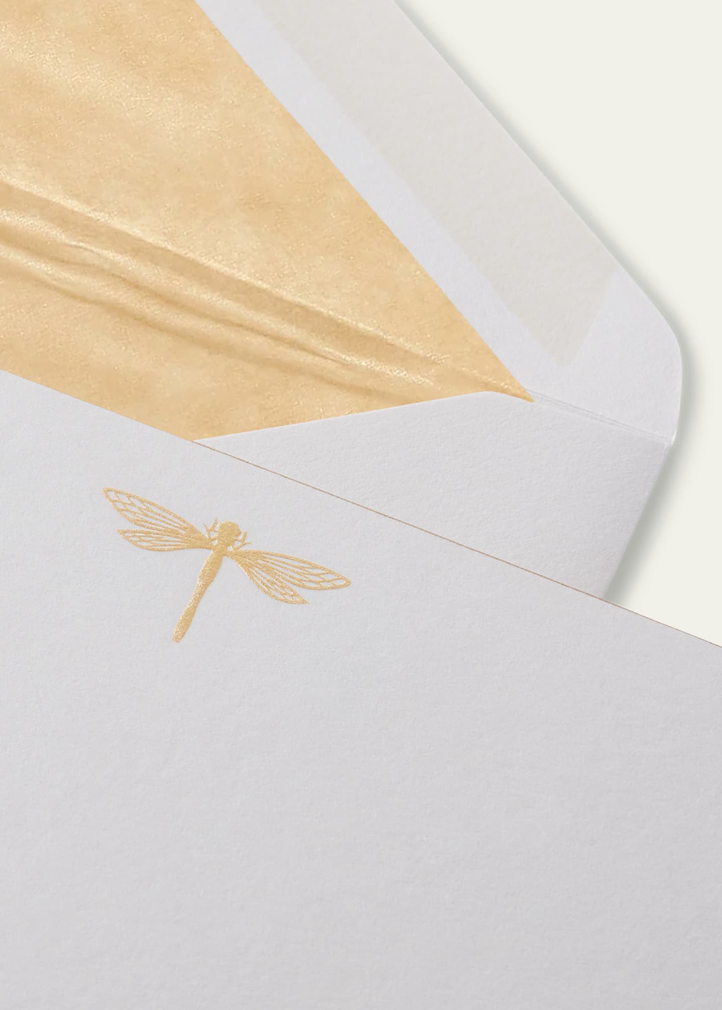 Smythson Dragonfly Note Cards, Set of 10 Image 2 of 3