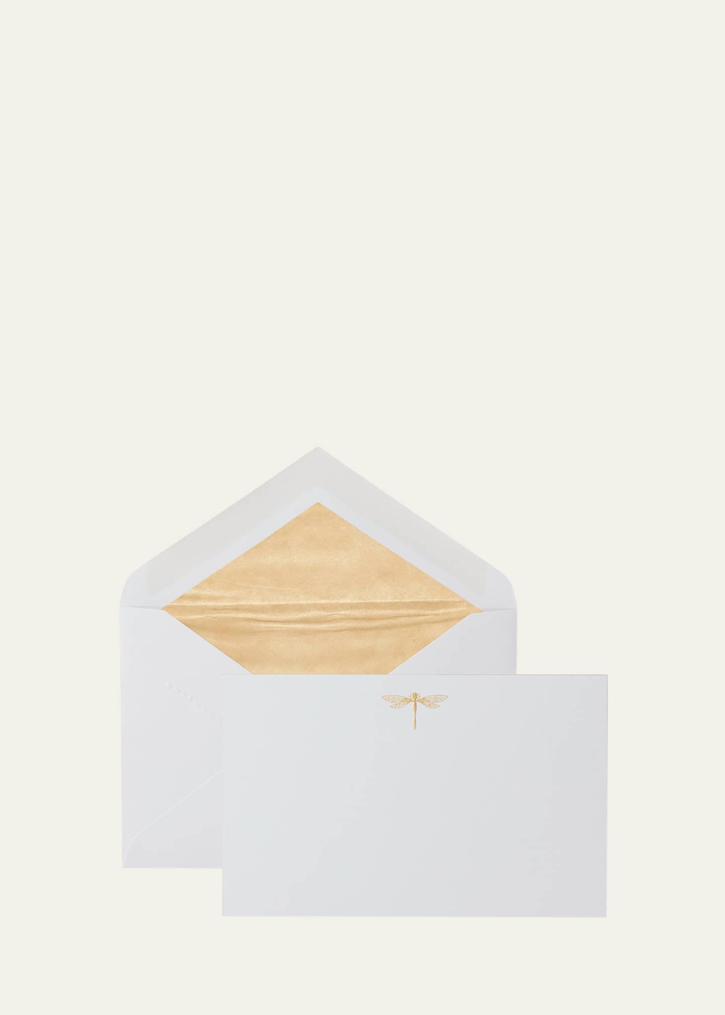 Smythson Dragonfly Note Cards, Set of 10 Image 1 of 3