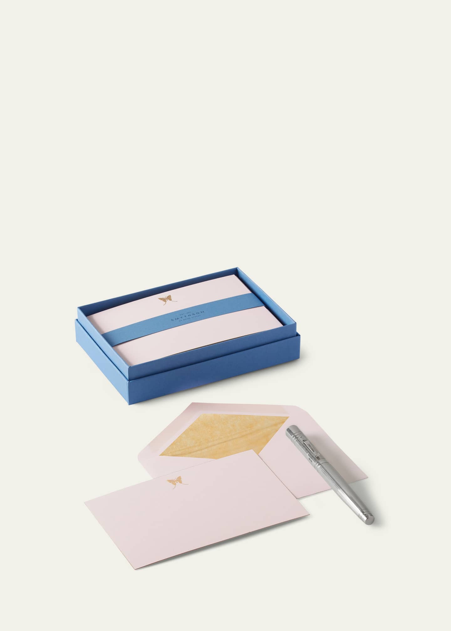 Smythson Butterfly Note Cards, Set of 10 Image 3 of 3