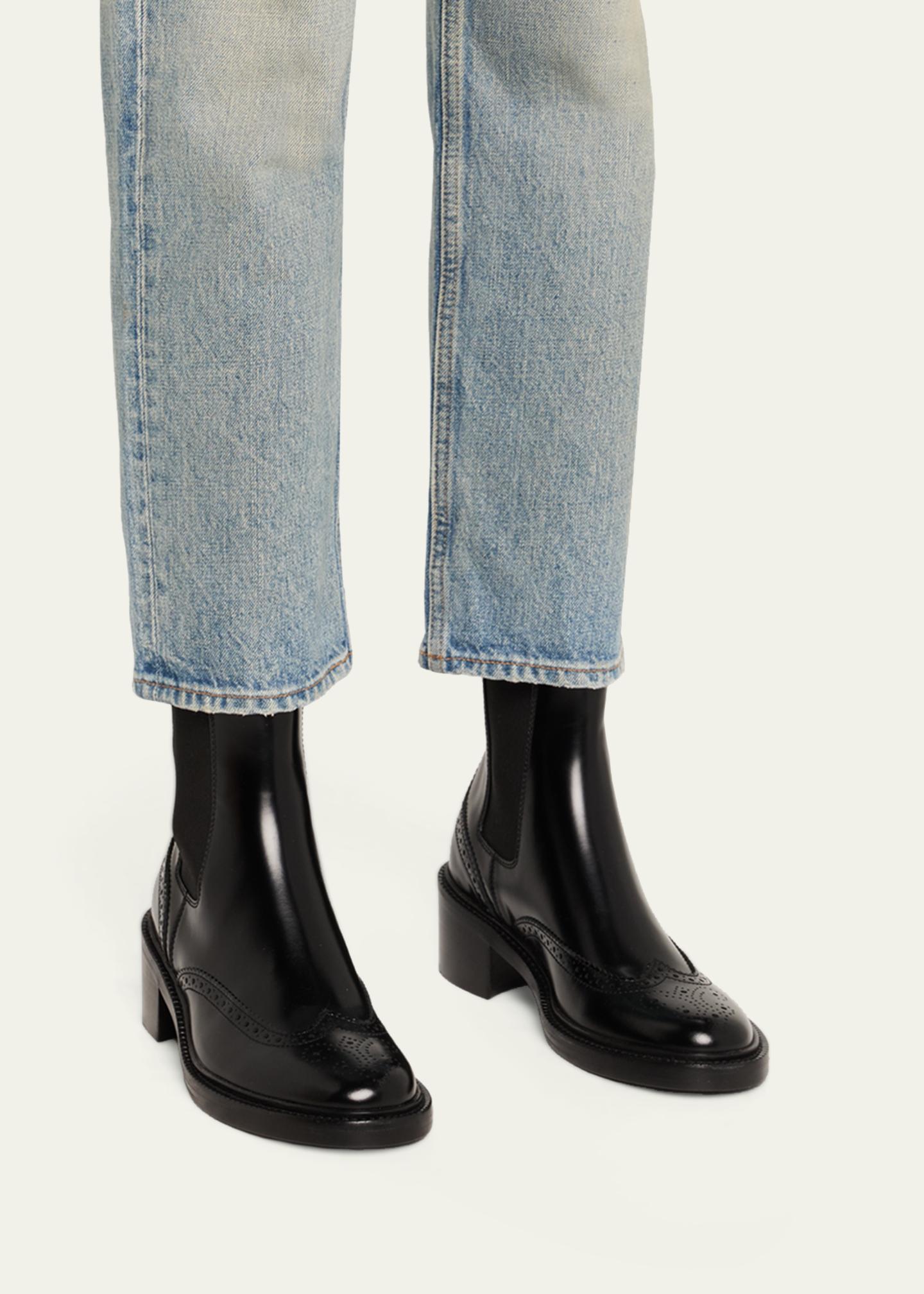 Saint Laurent Vincent Leather Chelsea Boots - Bergdorf Goodman