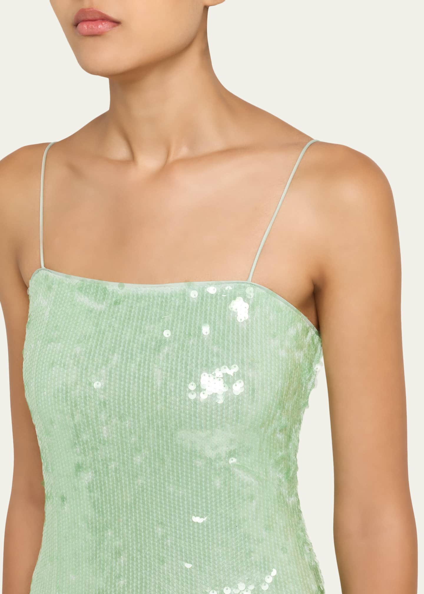 alice and olivia sequin top dress MAILYNN SEQUIN MINI DRESS in STRIPE MULTI