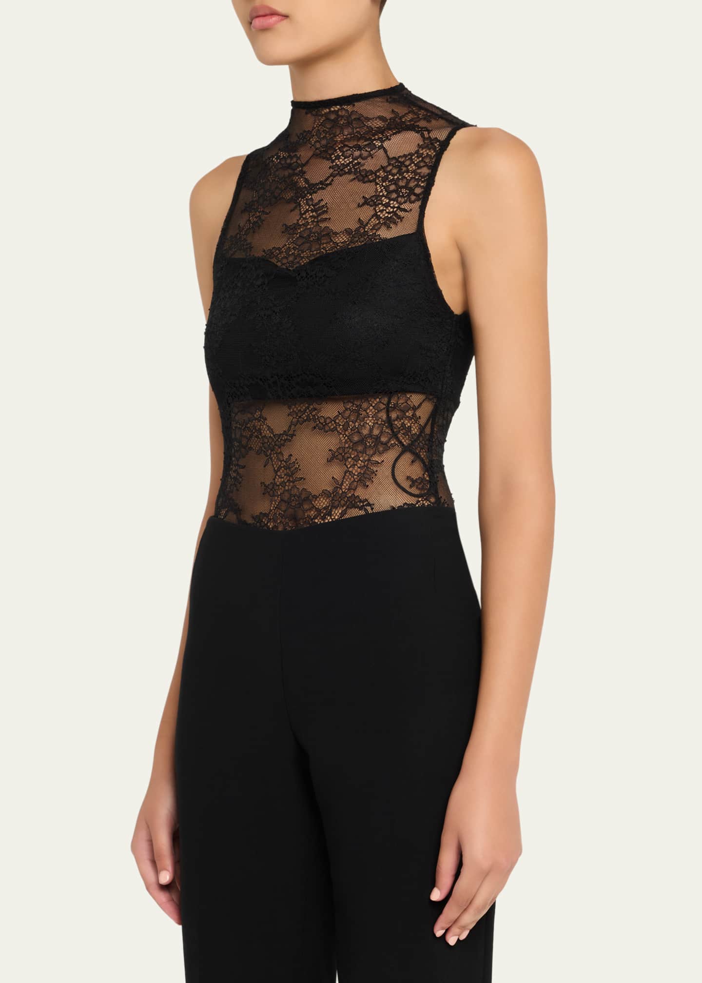 Alice + Olivia Nichol Lace Bodysuit Image 4 of 5