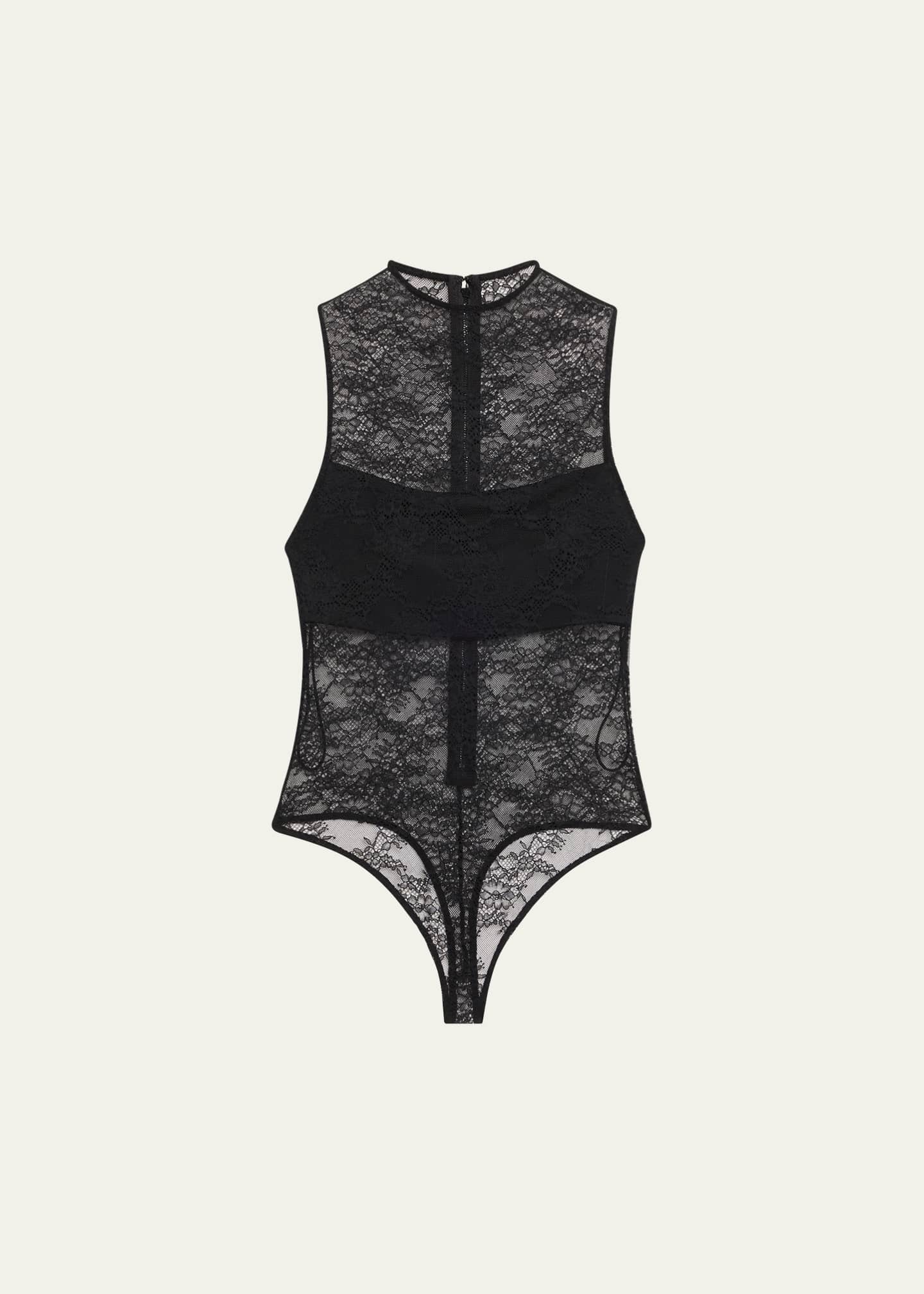 Alice + Olivia Nichol Lace Bodysuit Image 1 of 5