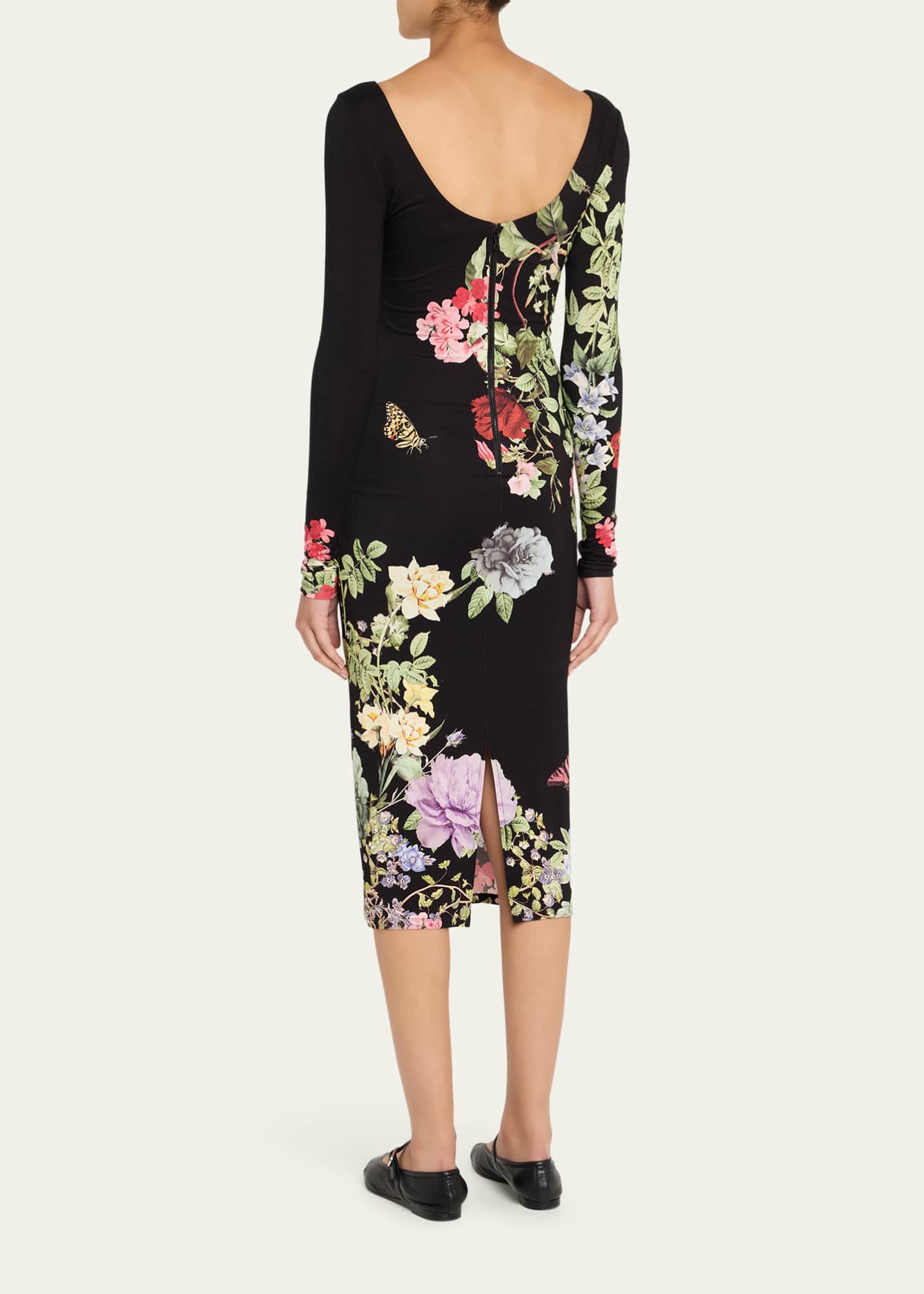 Delora Scoop-Neck Ankle Dress - Thumbnail 3