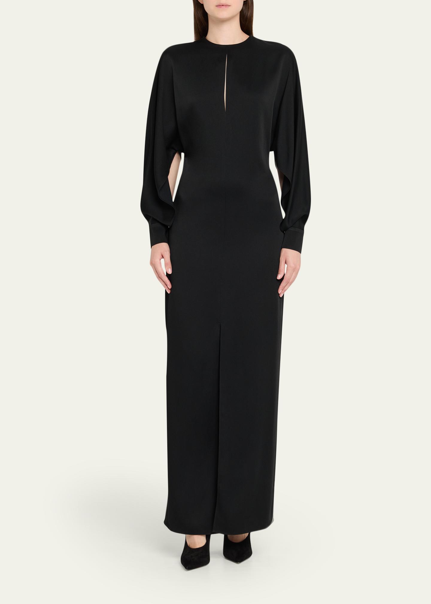 chinese dress ladies Michael Kors Women's High Low Smock Maxi Dress, Black, XXX-Large at Amazon  Women's Clothing store