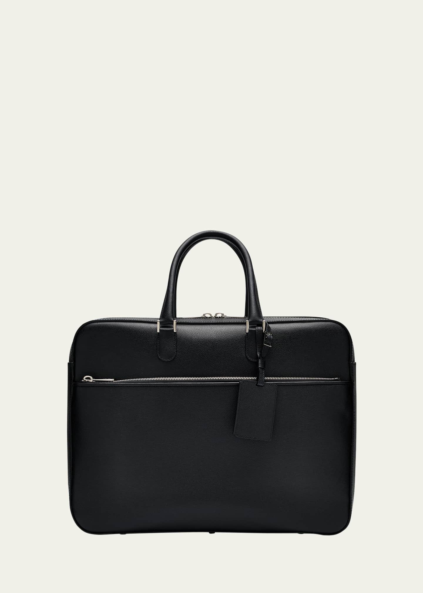 Valextra Men's Avietta Millepunte Calfskin Travel Suitcase