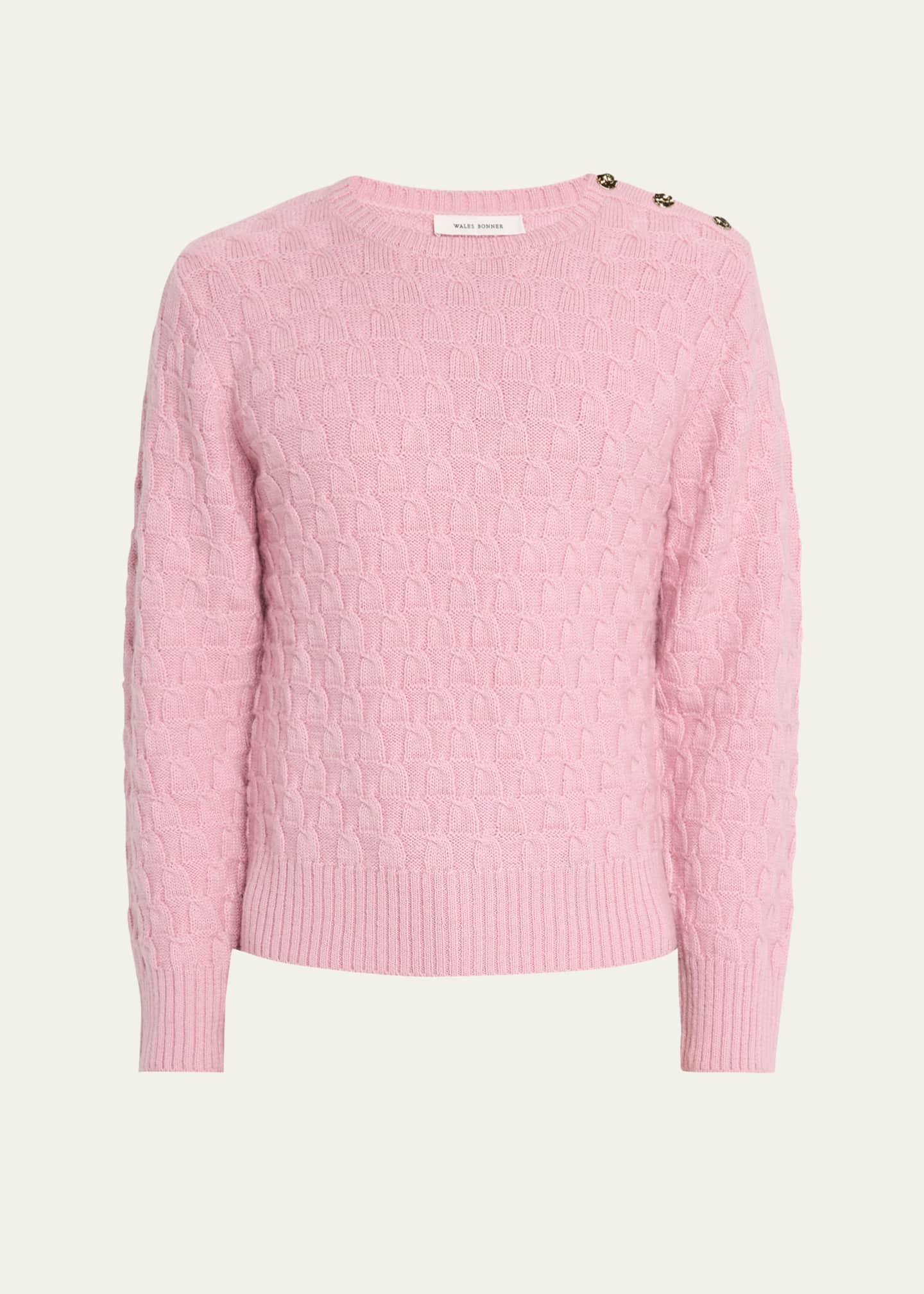 Wales Bonner Men's Chord Crewneck Sweater - Bergdorf Goodman