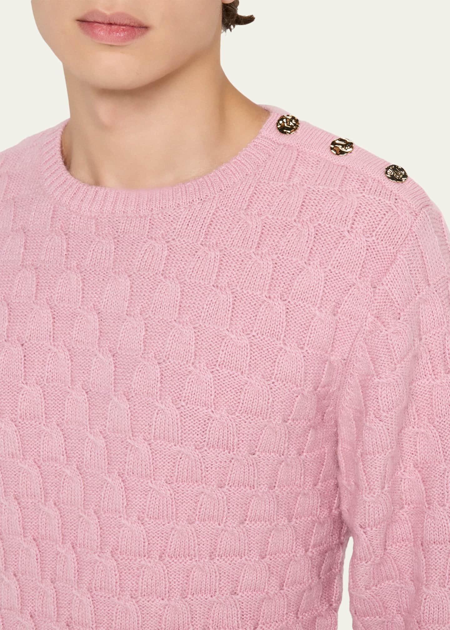 Wales Bonner Men's Chord Crewneck Sweater - Bergdorf Goodman