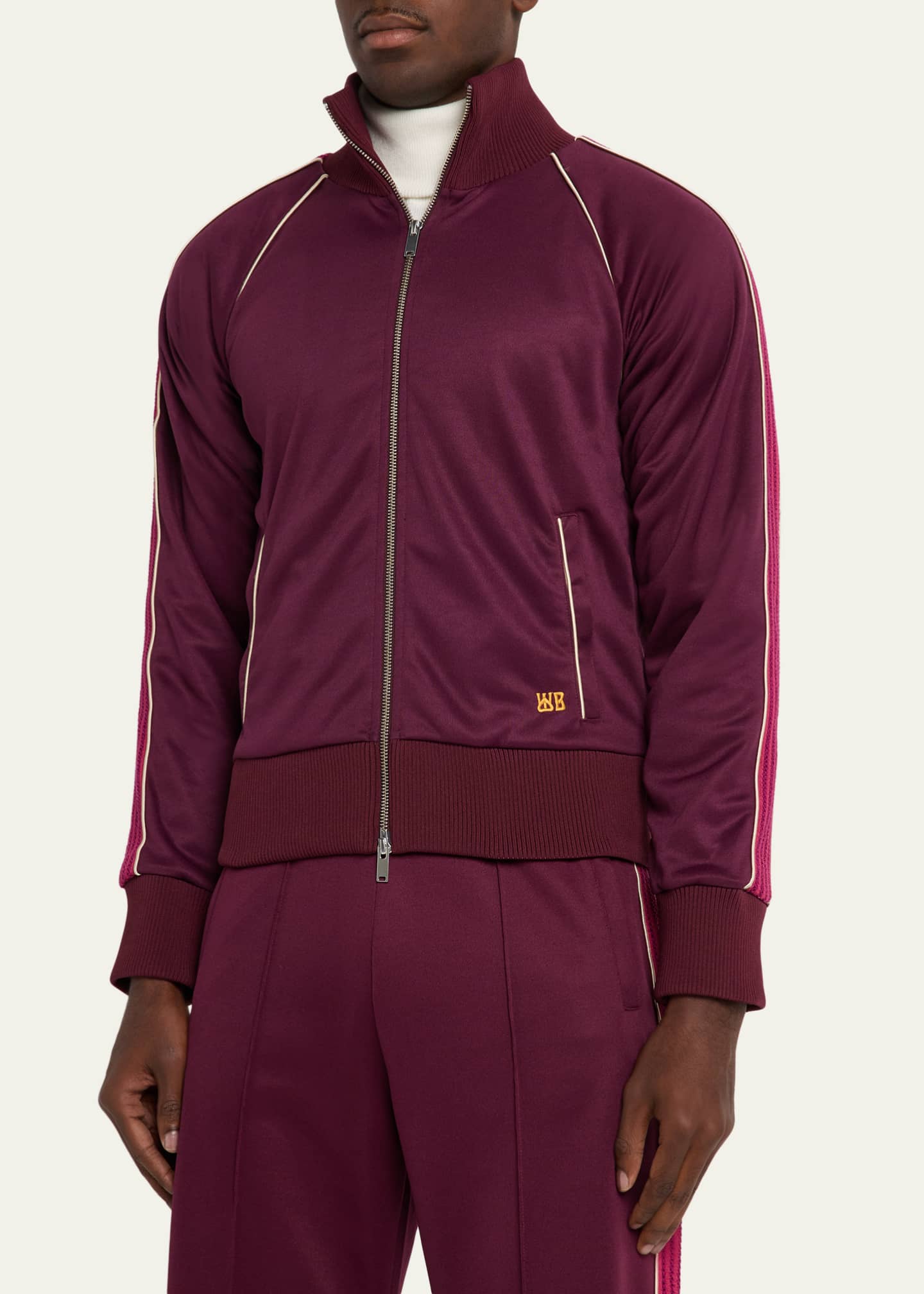Men's Polyester Jersey Track Jacket