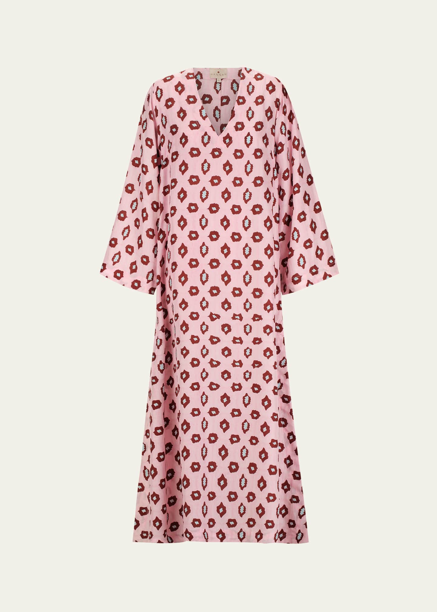 Hannah Artwear Leandra Ripple Lotus Maxi Dress, Women's, 0, Casual & Work Dresses Maxi Dresses