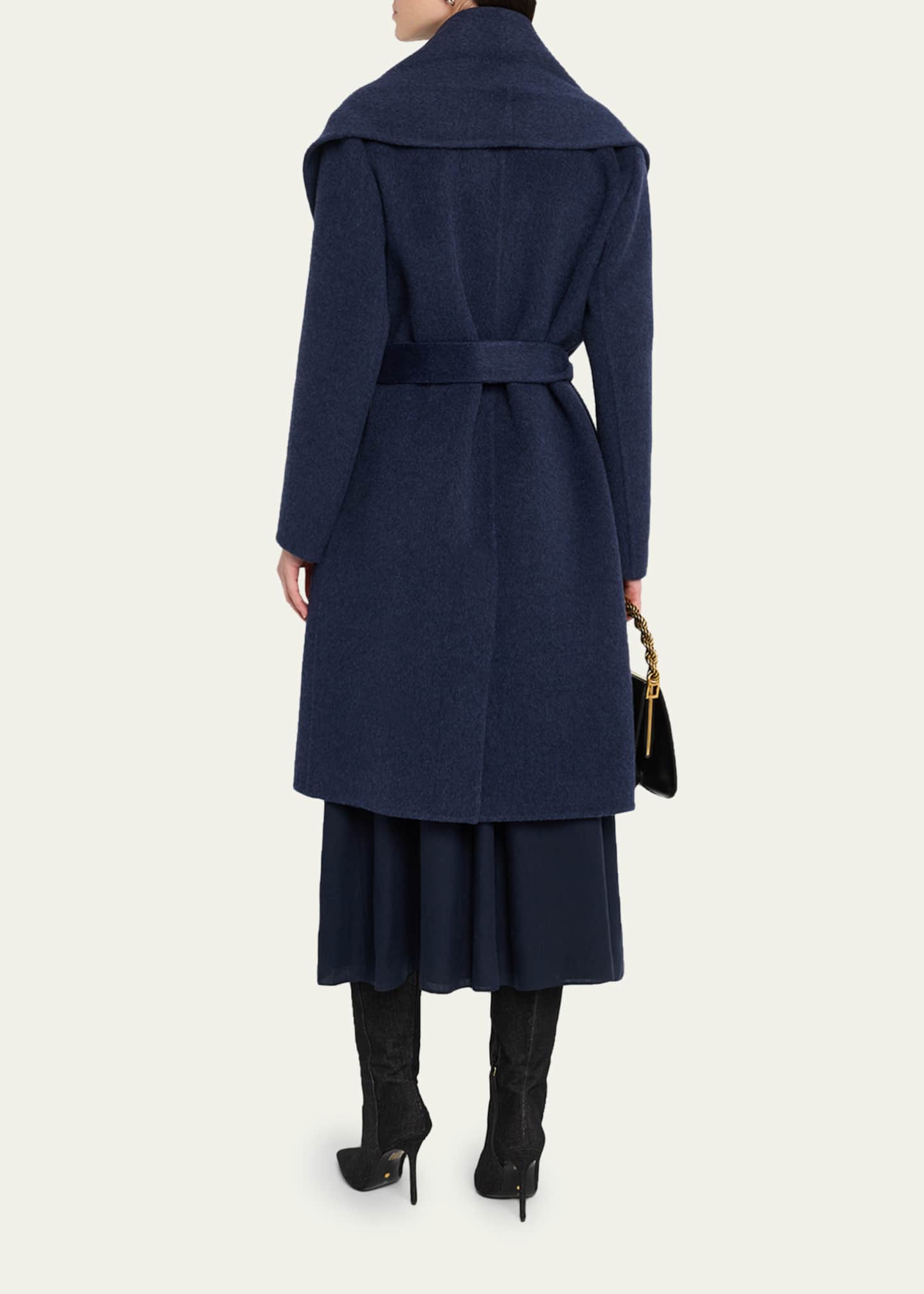 Kobi Halperin Yael Shawl-Collar Wrap Coat - Bergdorf Goodman