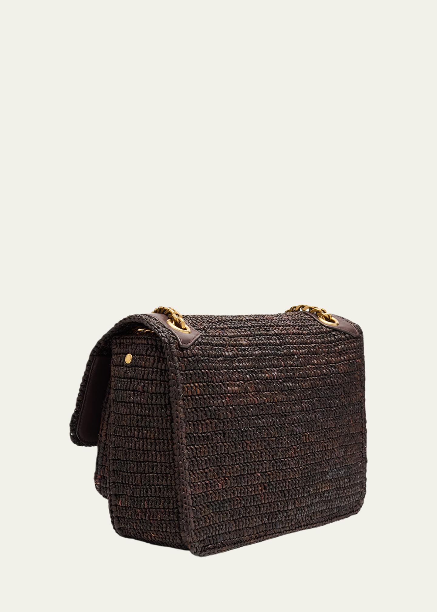 Saint Laurent Niki Medium YSL Raffia Shoulder Bag - Bergdorf Goodman