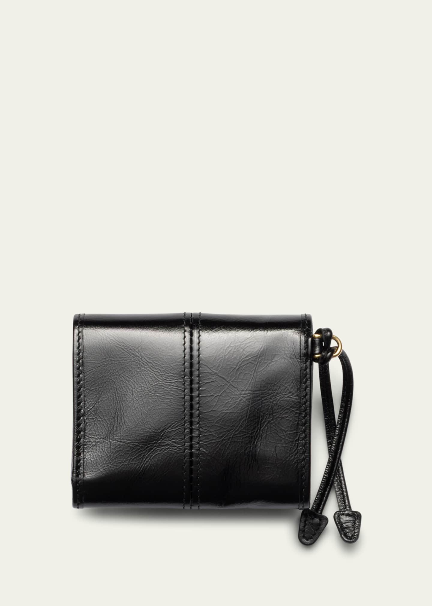Prada Soft Lux Trifold Leather Wallet - Bergdorf Goodman