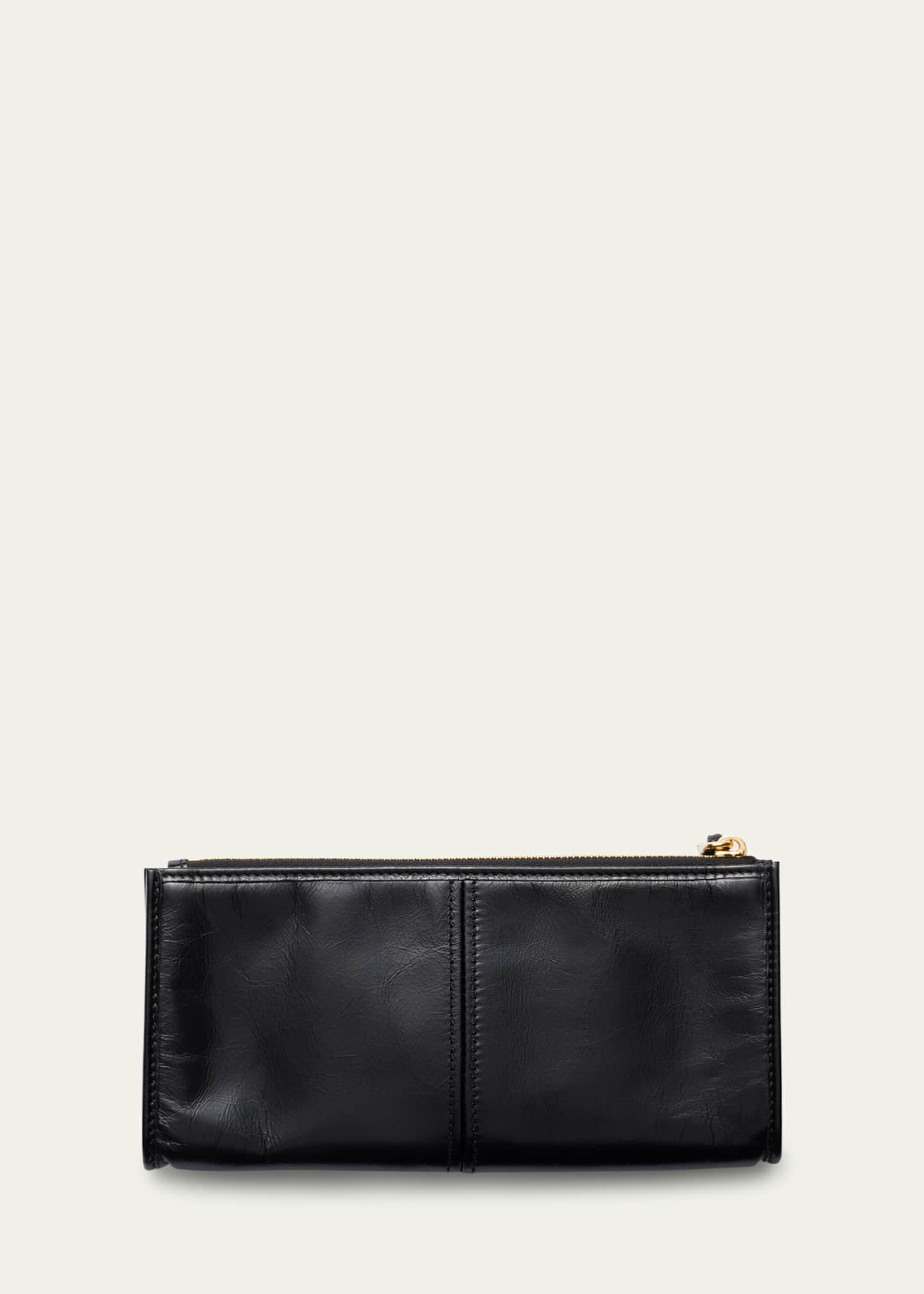 PRADA　A5サイズ ジッパーポーチ Prada Zip Soft Lux Leather Pouch Bag - Bergdorf Goodman