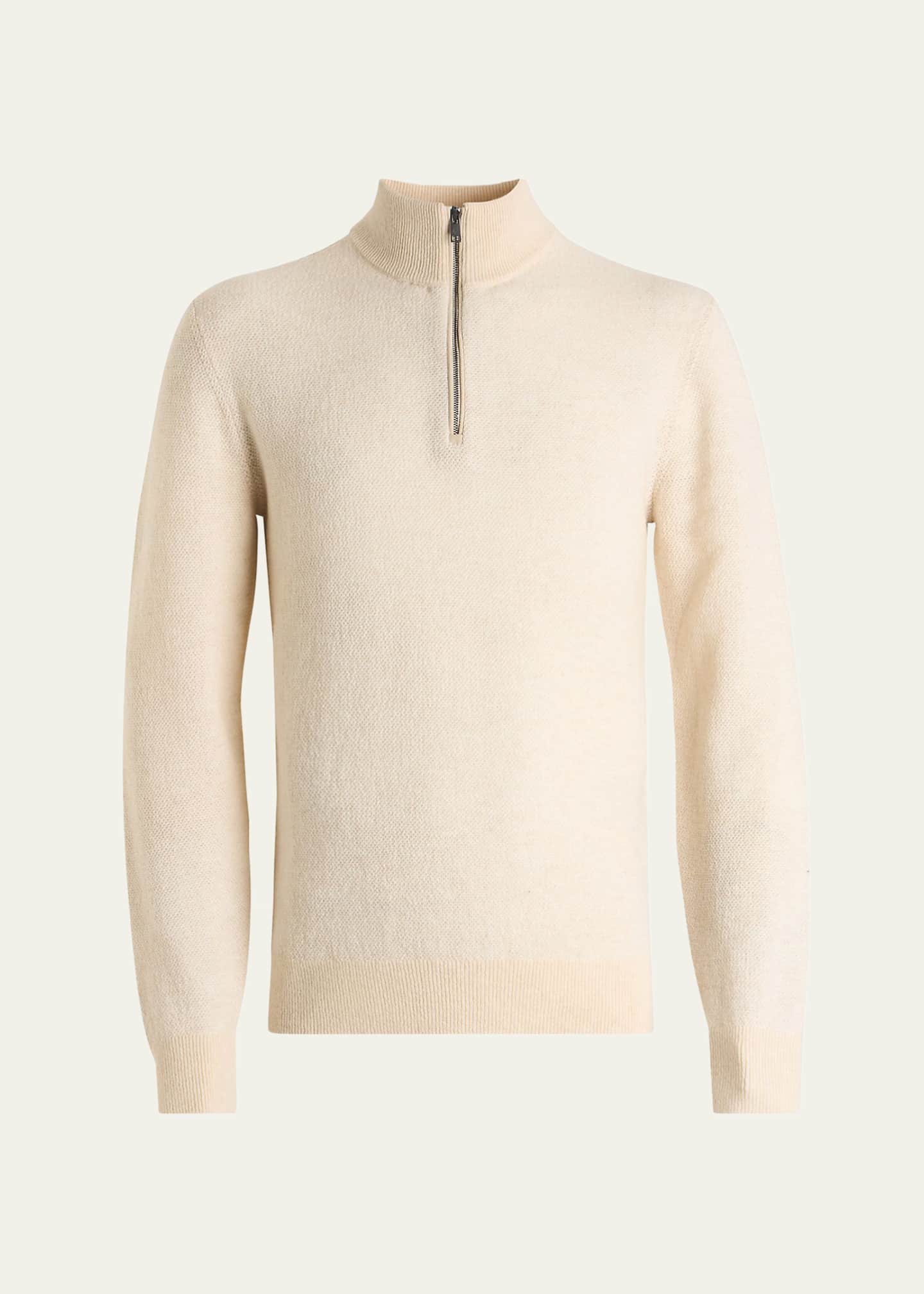 Ralph Lauren Purple Label Men's Cashmere Half-Zip Sweater