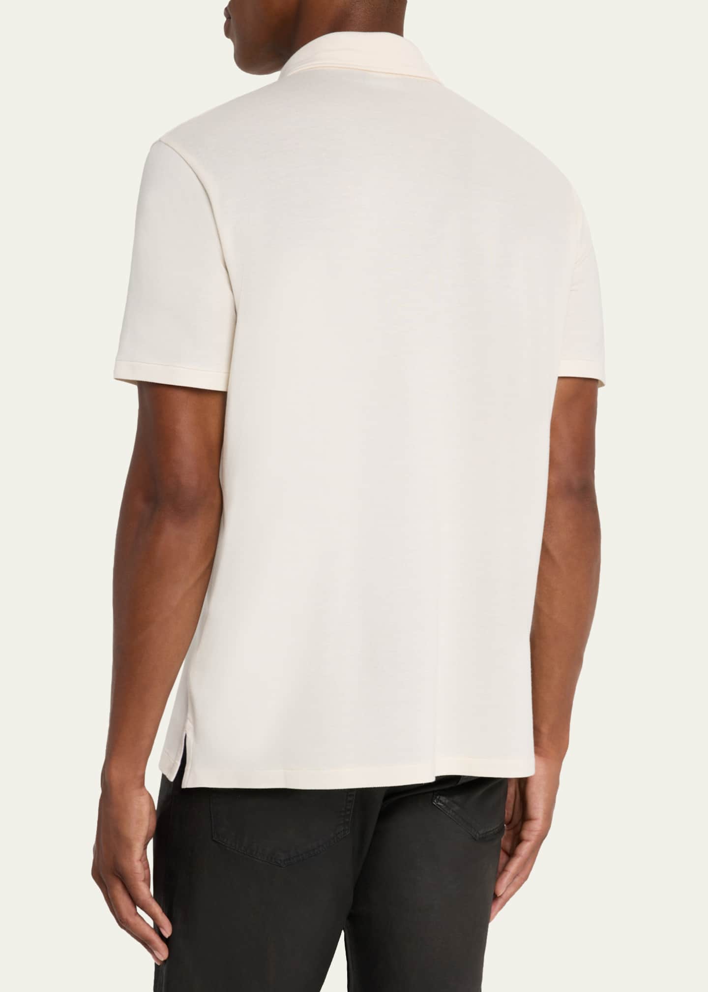 Ralph Lauren Purple Label Men's Cotton and Cashmere Pique Pocket