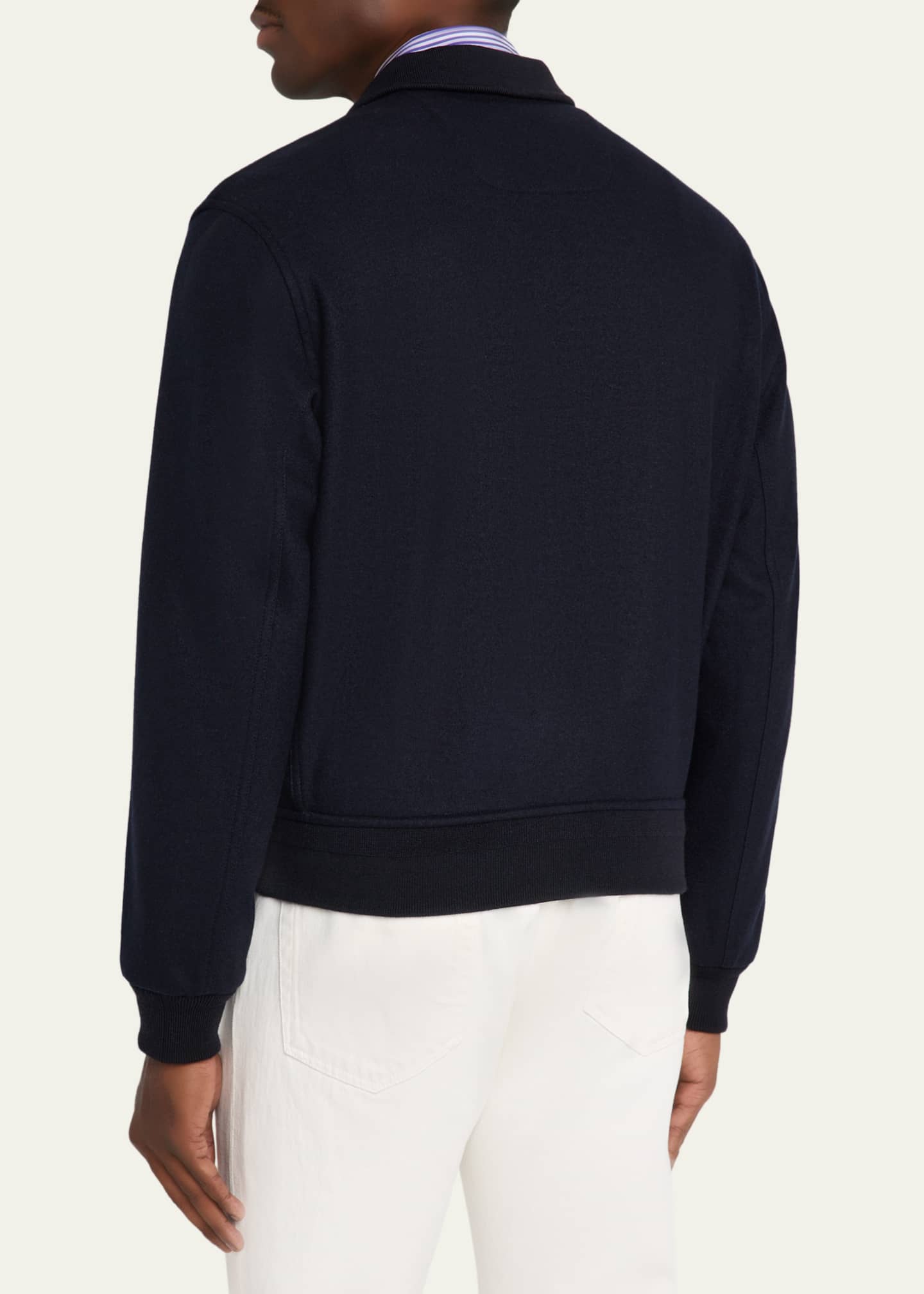 Ralph Lauren Purple Label Men's Double-Face Cashmere Full-Zip