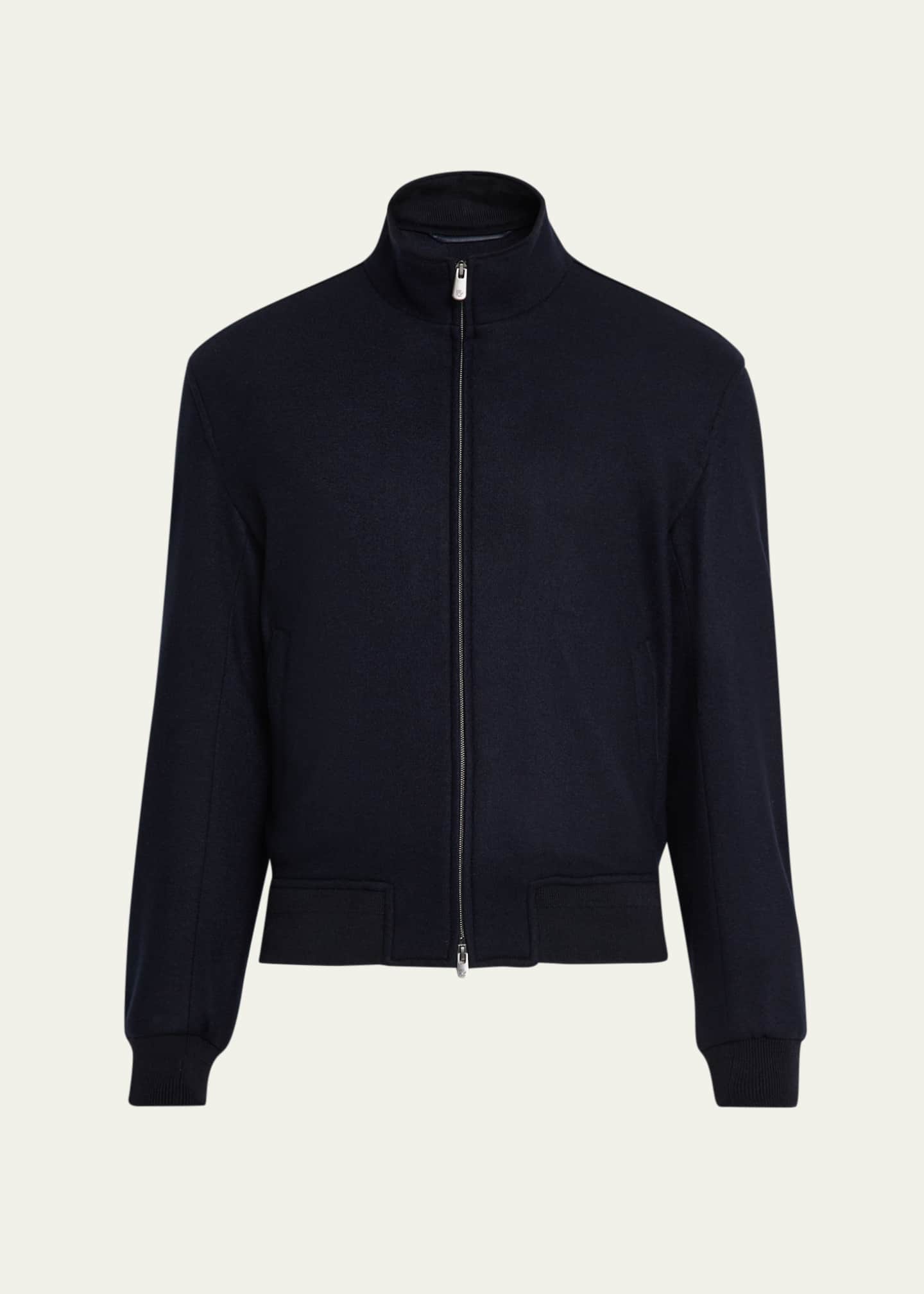 Ralph Lauren Purple Label Men's Double-Face Cashmere Full-Zip
