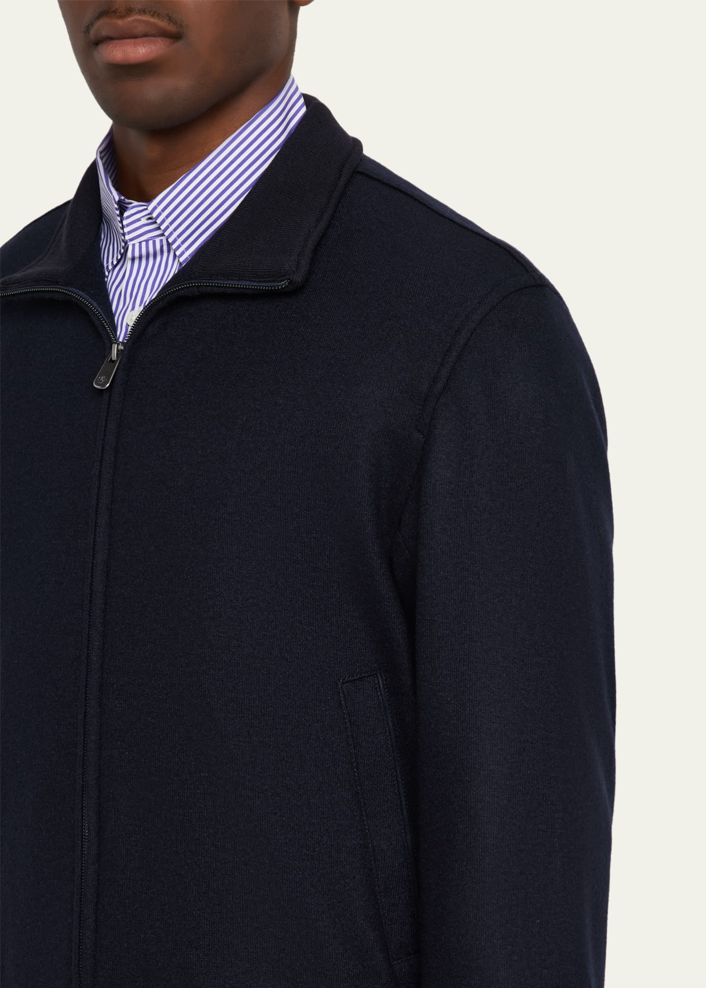 Ralph Lauren Purple Label Men's Double-Face Cashmere Full-Zip