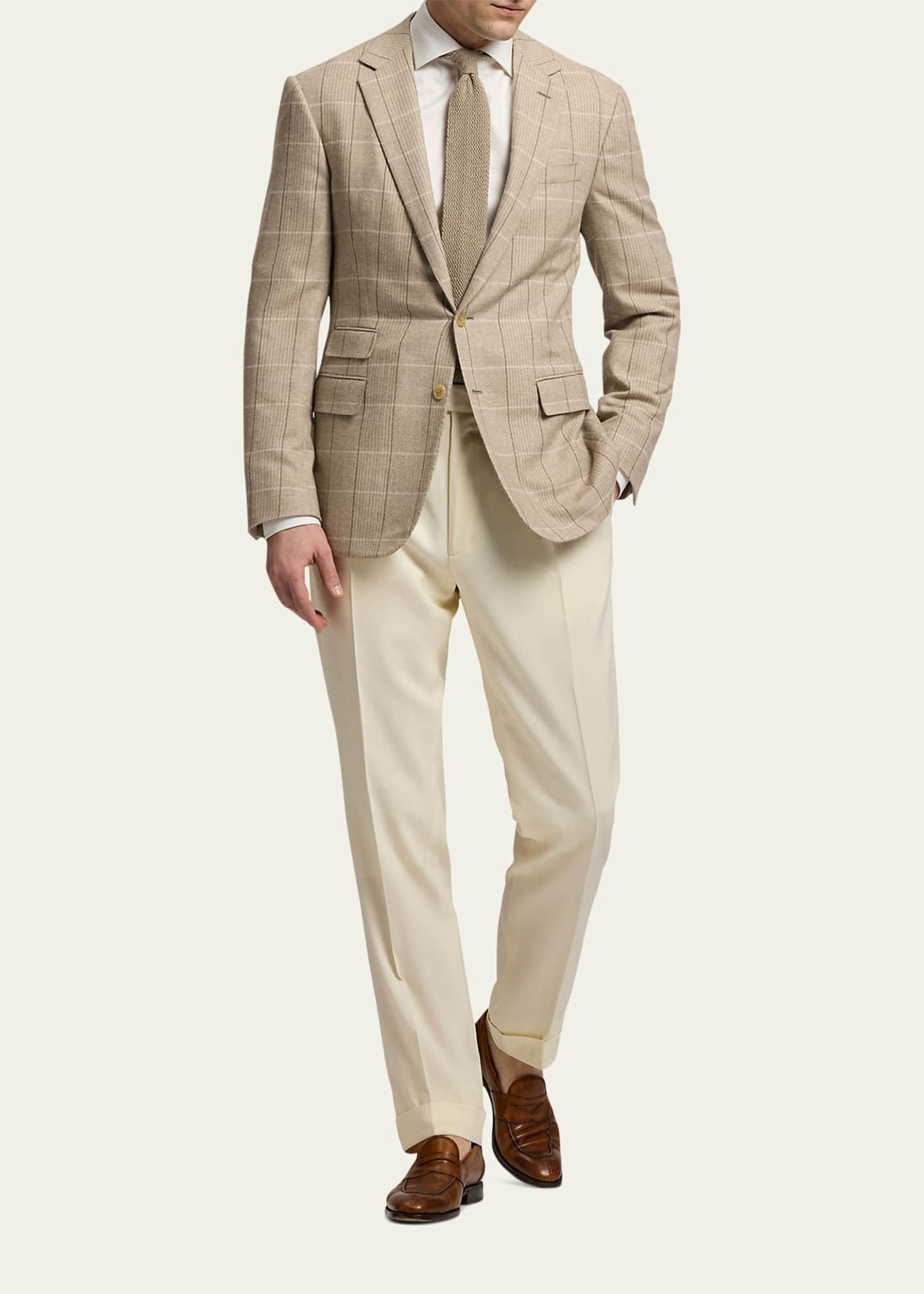 Ralph Lauren Purple Label Men's Kent Wool, Silk, and Cashmere