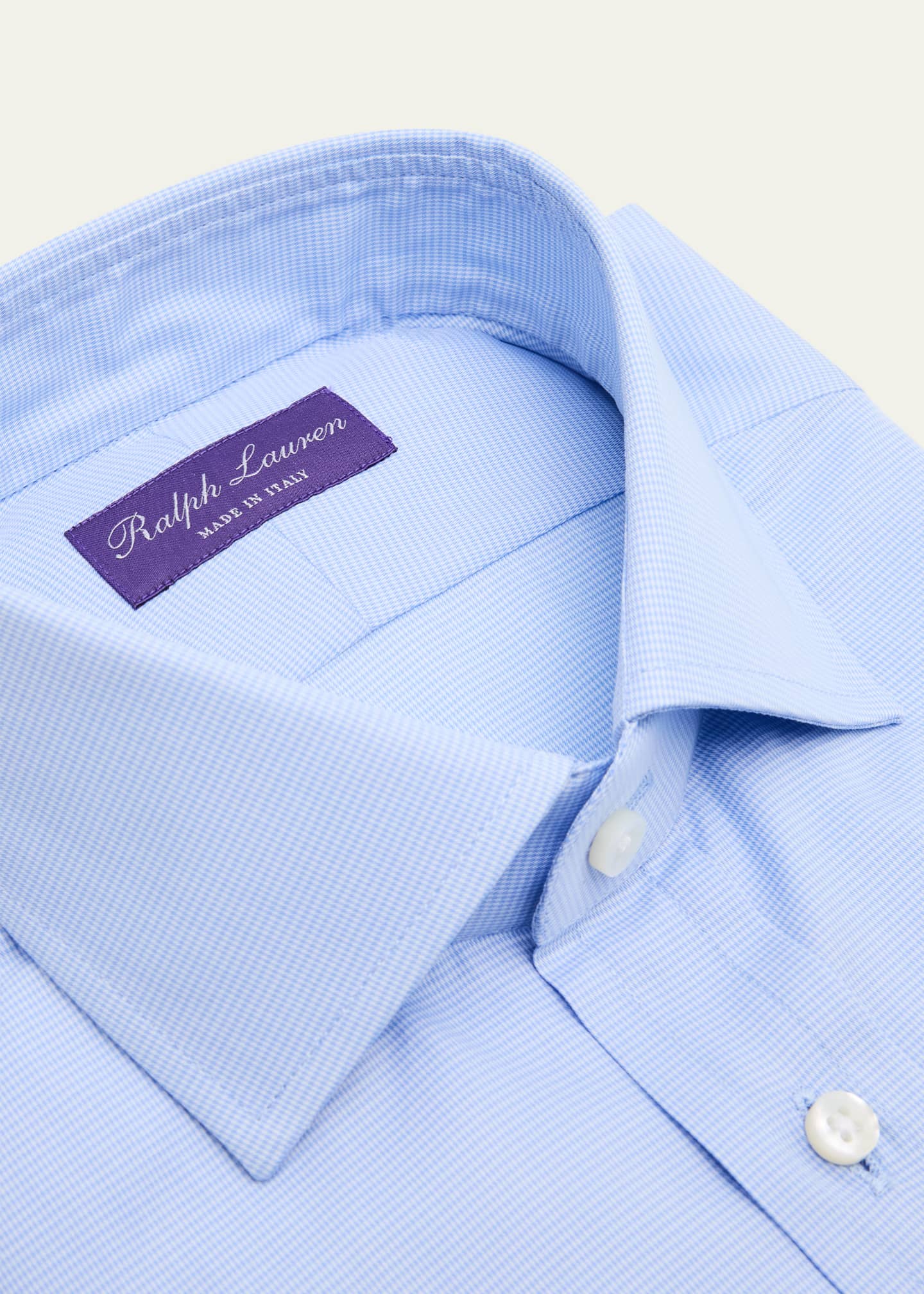 strapless open back dress Gorgeous Ralph Lauren Purple Label Lilac Oxford Dress Shirt main image 0