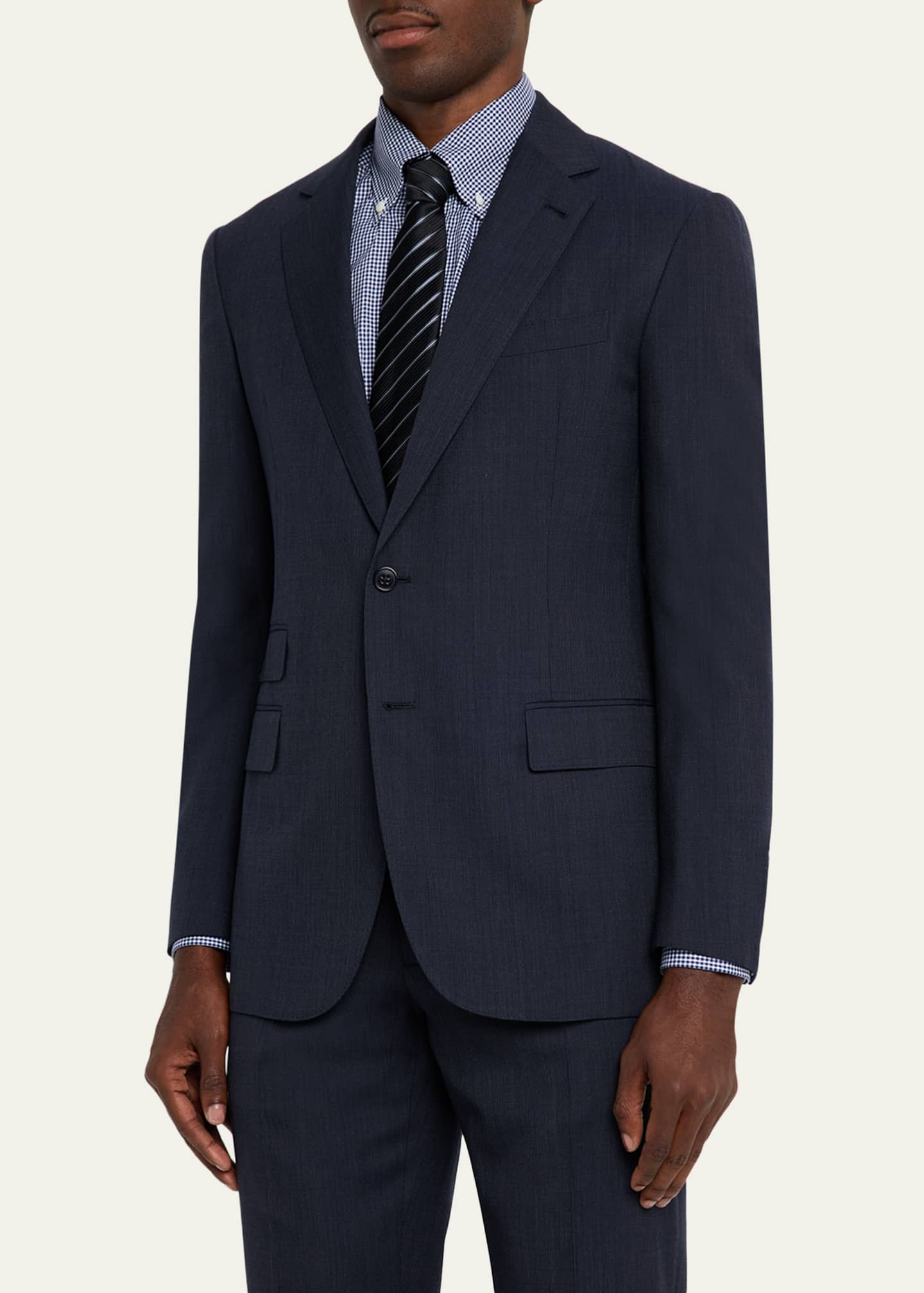 Ralph Lauren Purple Label Kent Hand-Tailored Pin Dot Suit