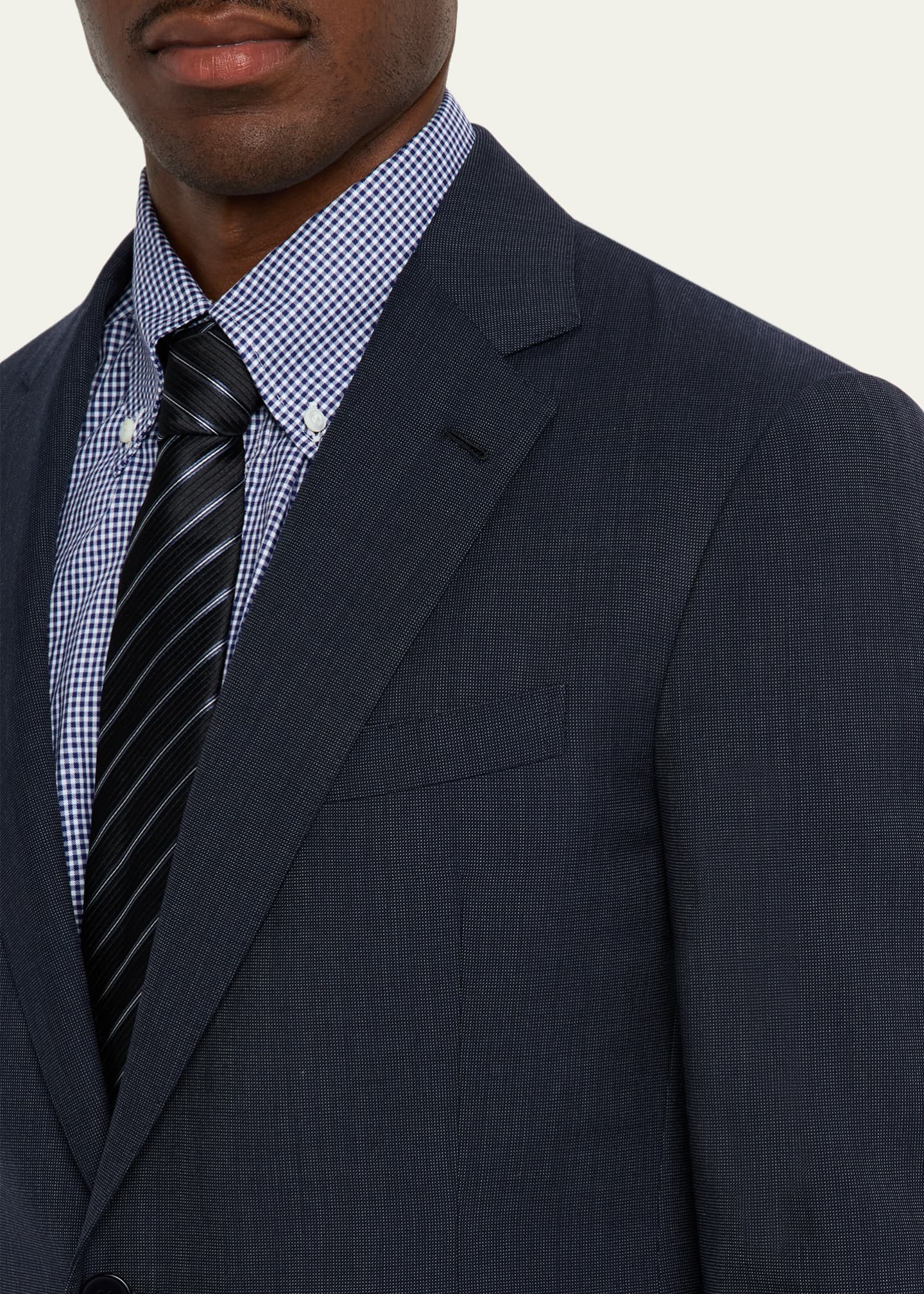 Ralph Lauren Purple Label Kent Hand-Tailored Pin Dot Suit