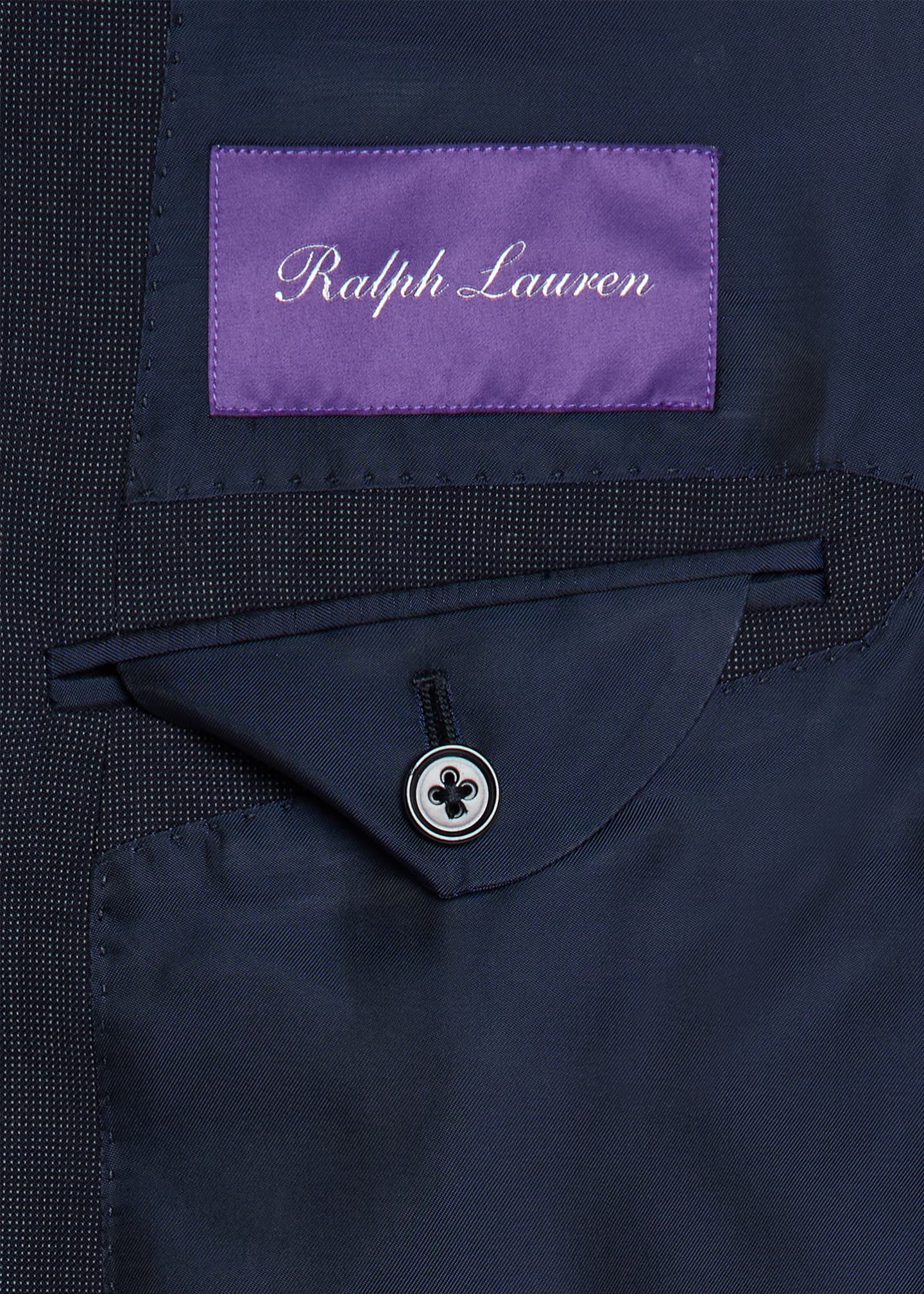Ralph Lauren Purple Label Kent Hand-Tailored Pin Dot Suit