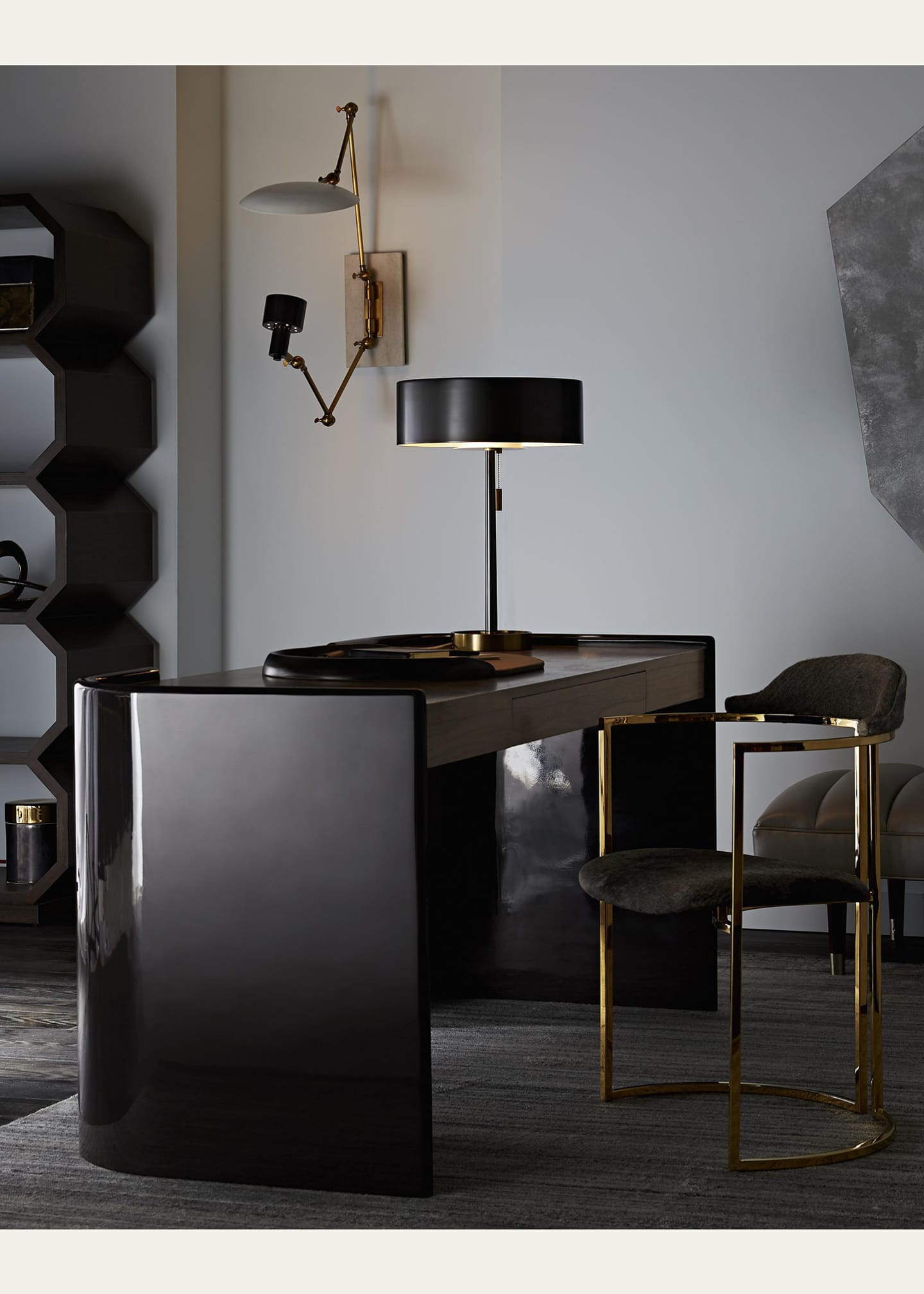 Arteriors Violetta 23" 2-Light Table Lamp Image 2 of 6