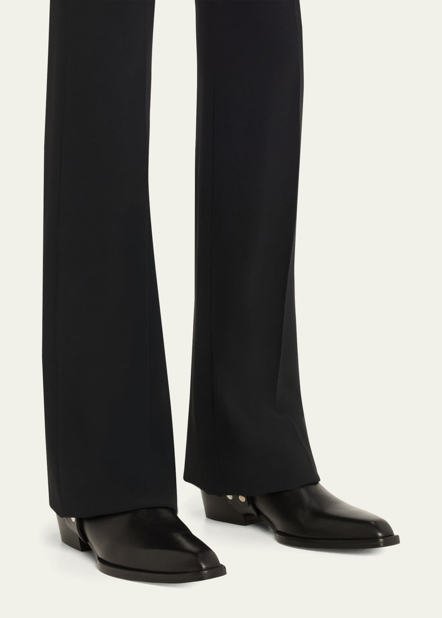 Paris Texas Helena Leather Moto Ankle Boots Image 2 of 6