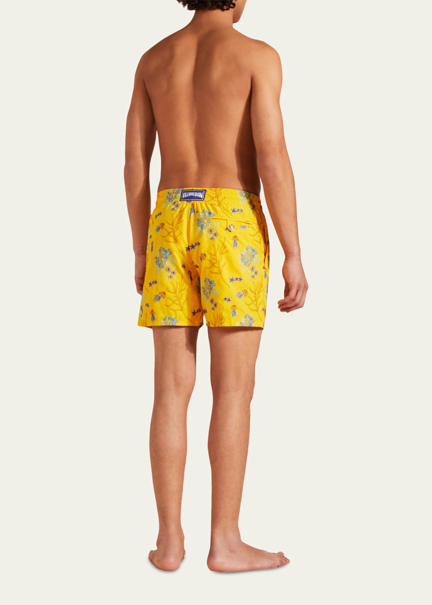 VILEBREQUIN Men Swim Trunks Embroidered Orcas - Limited Edition