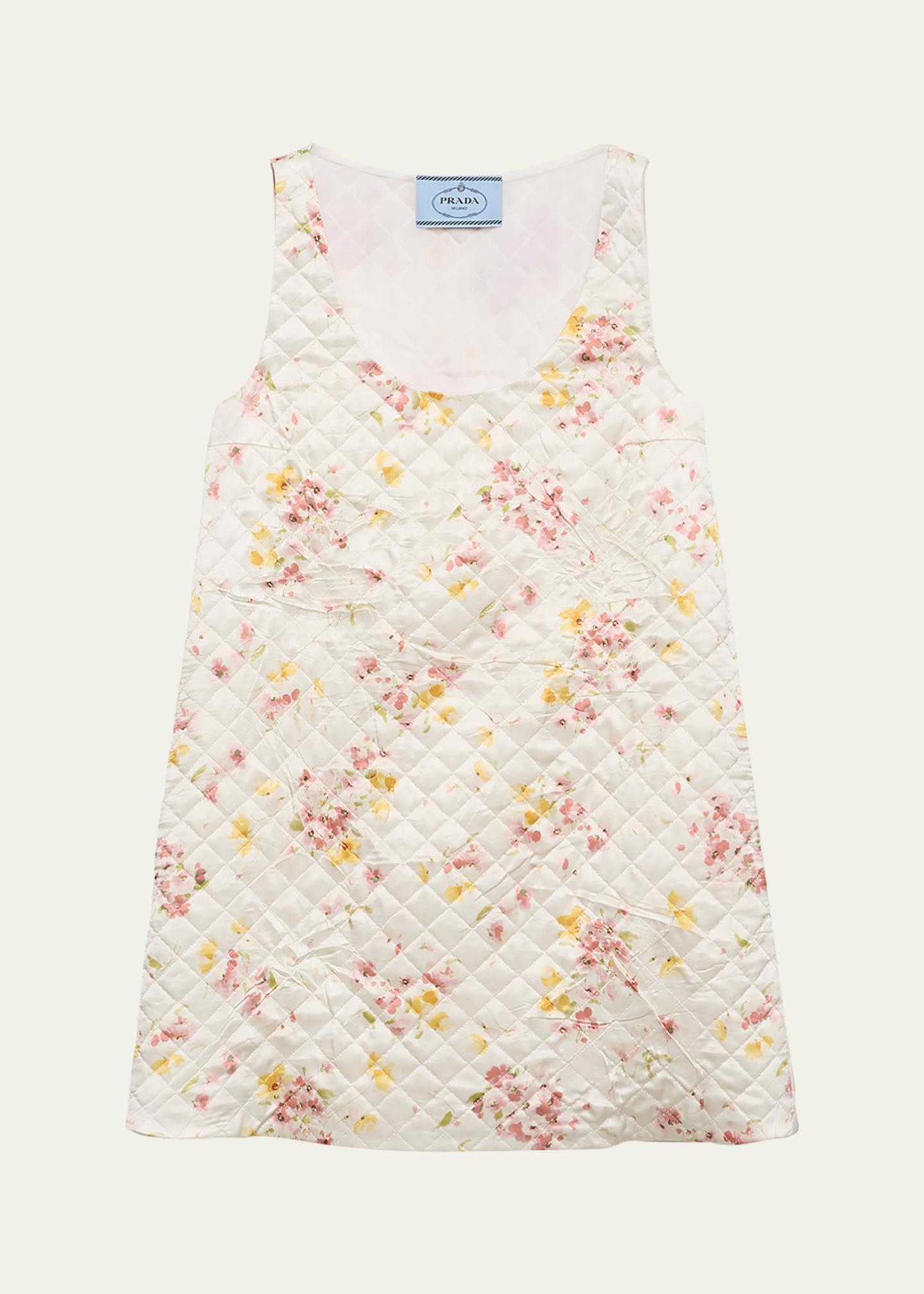 PRADA 17FW Poster Girl Printed Mini Dres