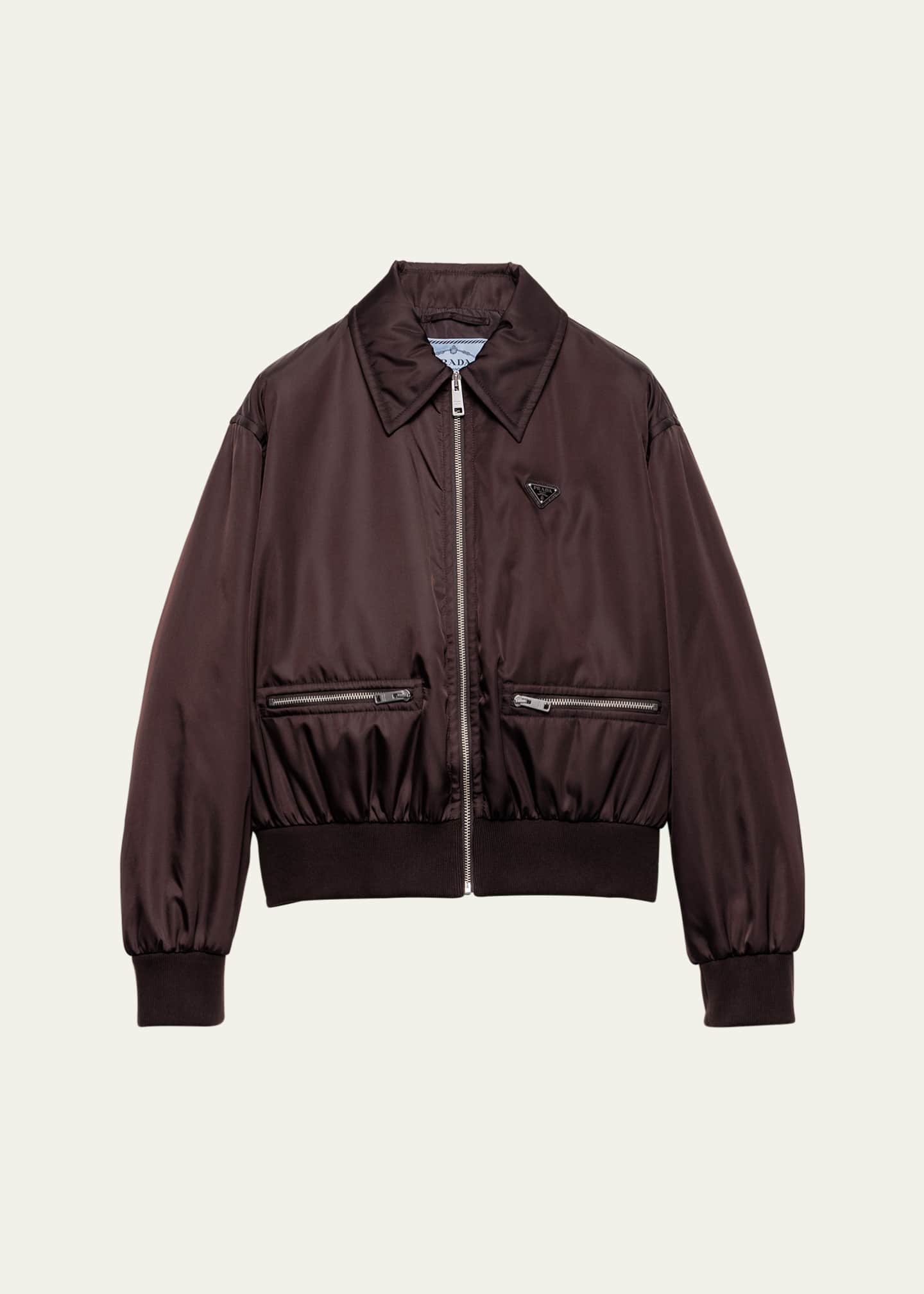 21AW RE-NYLON KNIT BOMBER JACKET 【PRADA】 0400020236142_BLACK?wid=600&