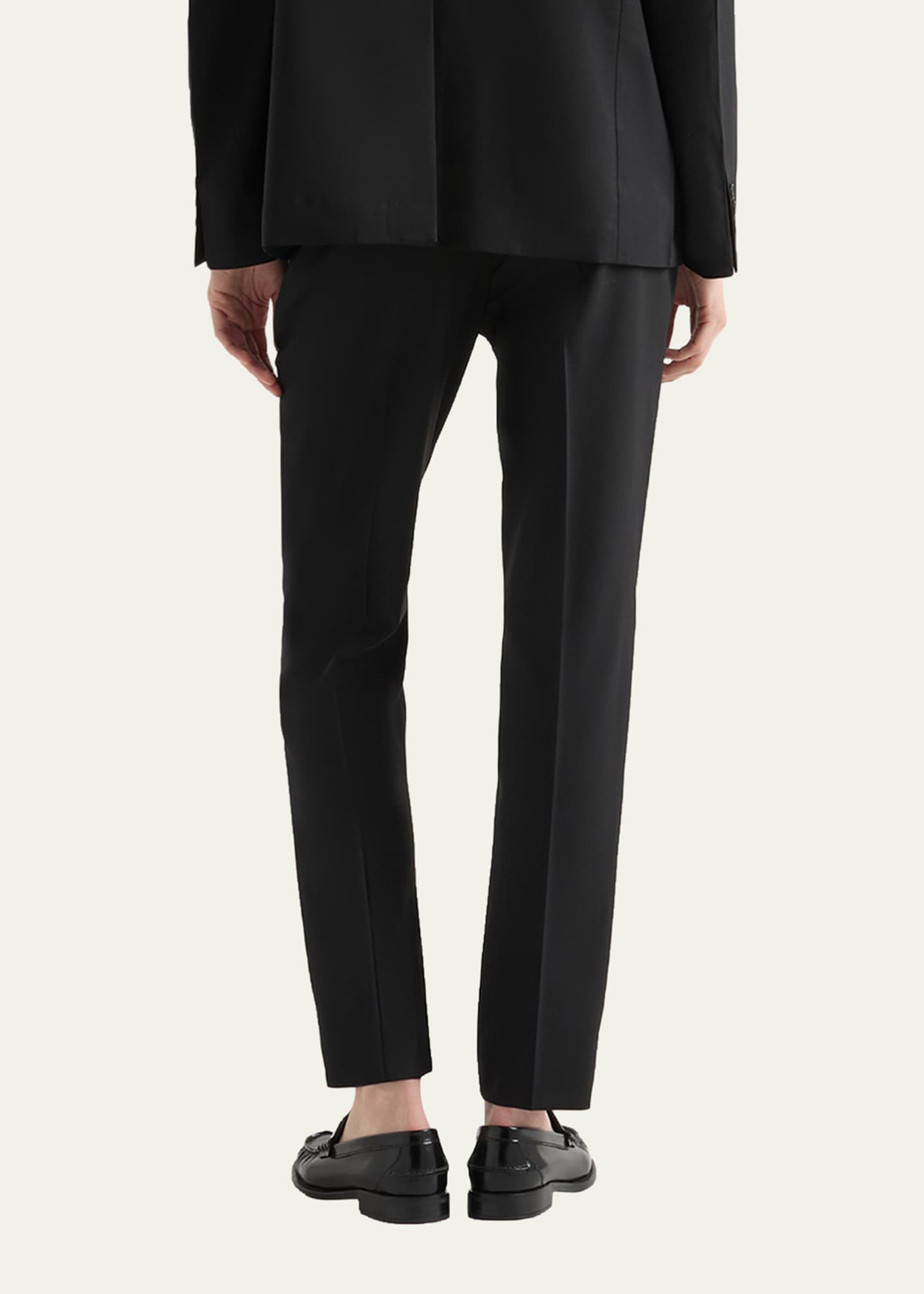Prada Superfine Wool Tailored Pants - Bergdorf Goodman
