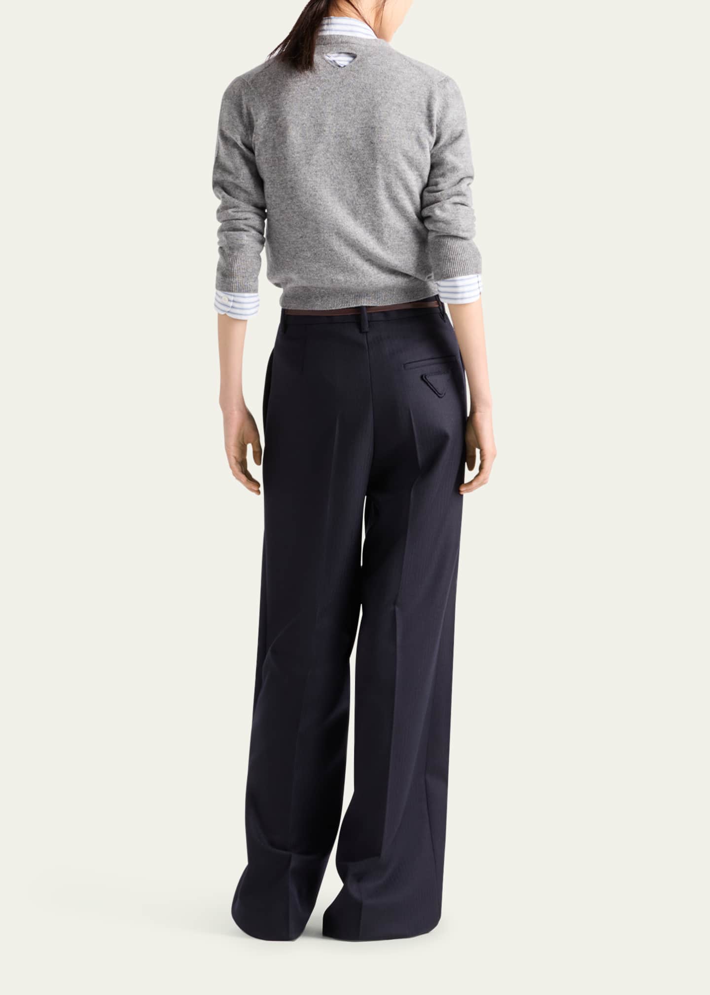 Prada Cashmere V-Neck Cardigan - Bergdorf Goodman