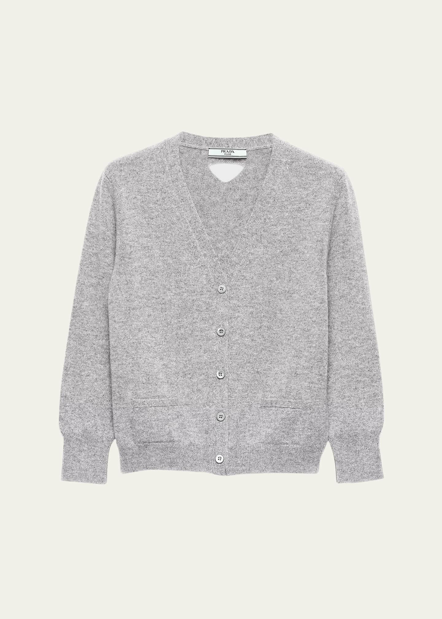 Prada Cashmere V-Neck Cardigan - Bergdorf Goodman