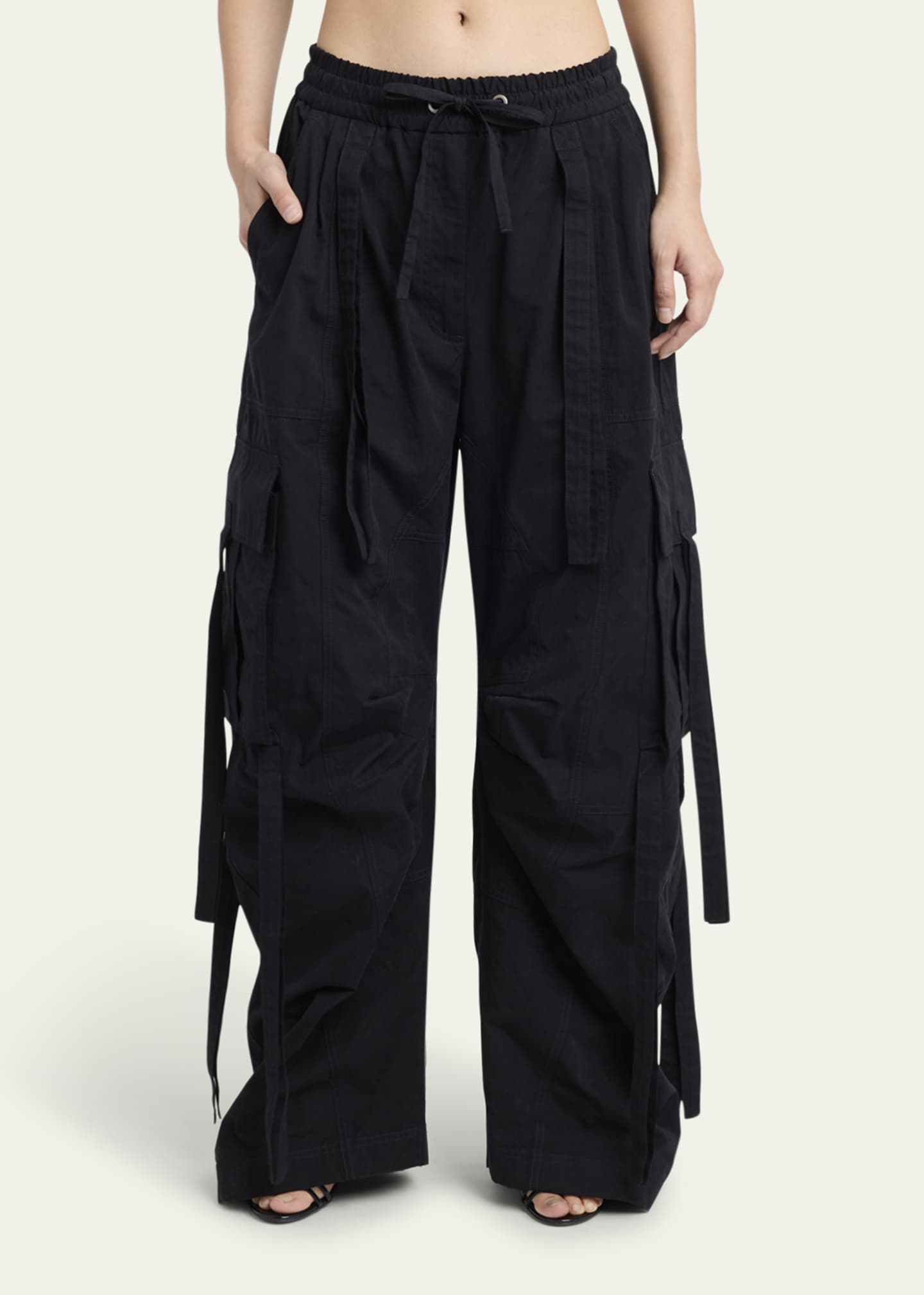 Dolce&Gabbana Ties Barrel-Leg Cargo Trousers - Bergdorf Goodman
