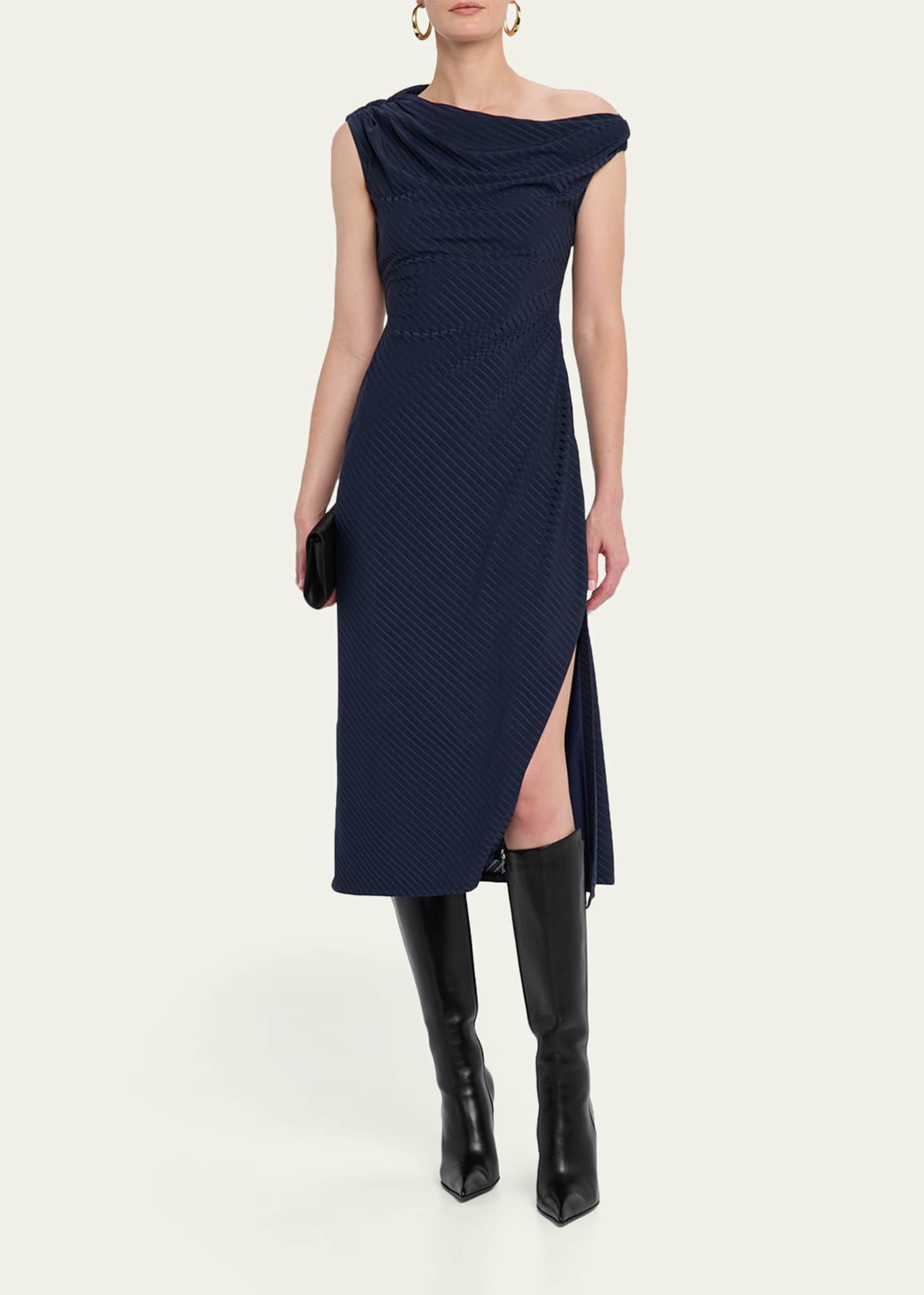 knee length dresses for ladies Ramy Brook Coco Midi Dress - Moonstone main image 1