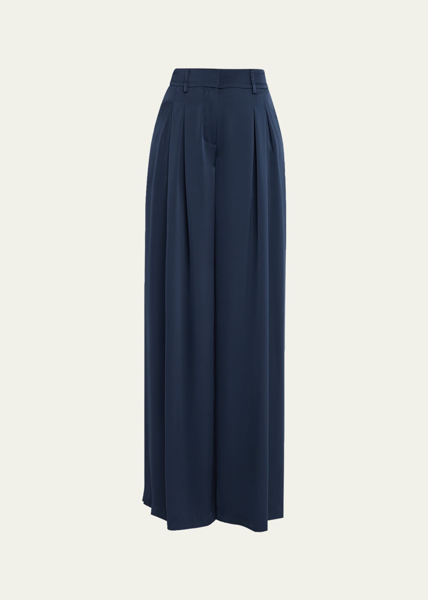 Ramy Brook Oscar Wide-Leg Satin Pants - Bergdorf Goodman display picture 1