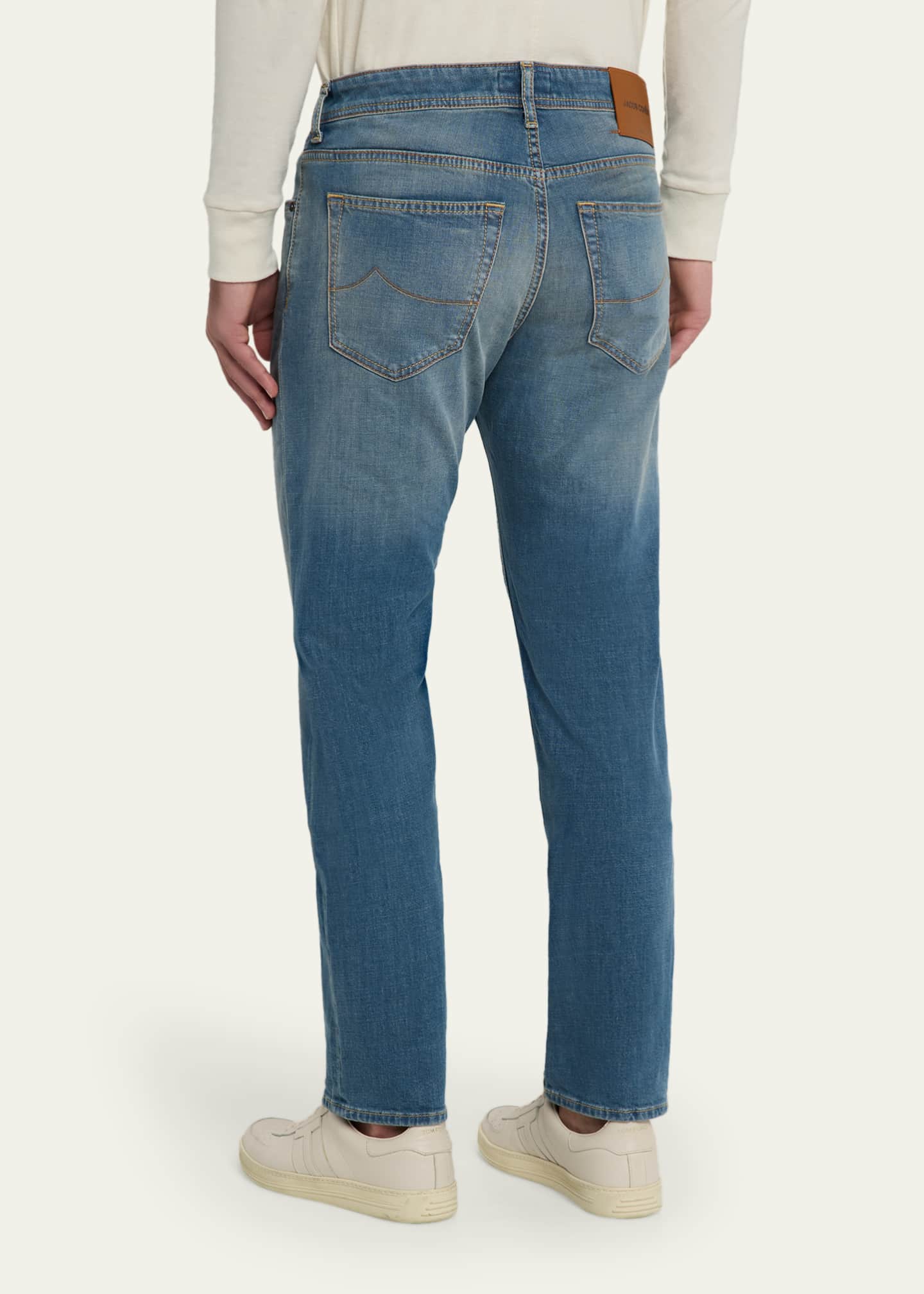 Jacob Cohen Men's Medium-Wash Denim Slim Fit Jeans - Bergdorf Goodman