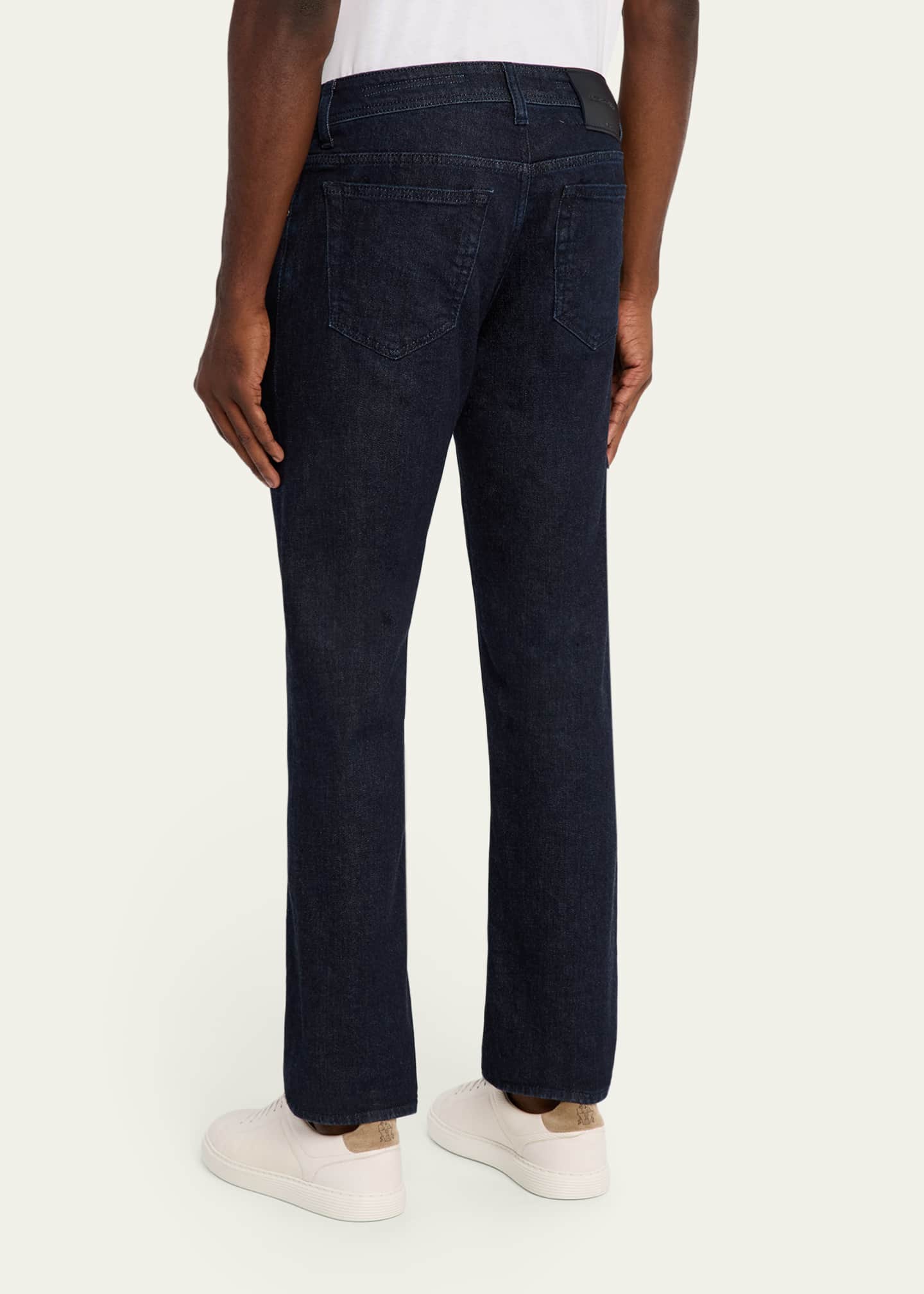 Jacob Cohen Men's Bard Overdyed Dark Blue Denim Slim Fit Jeans
