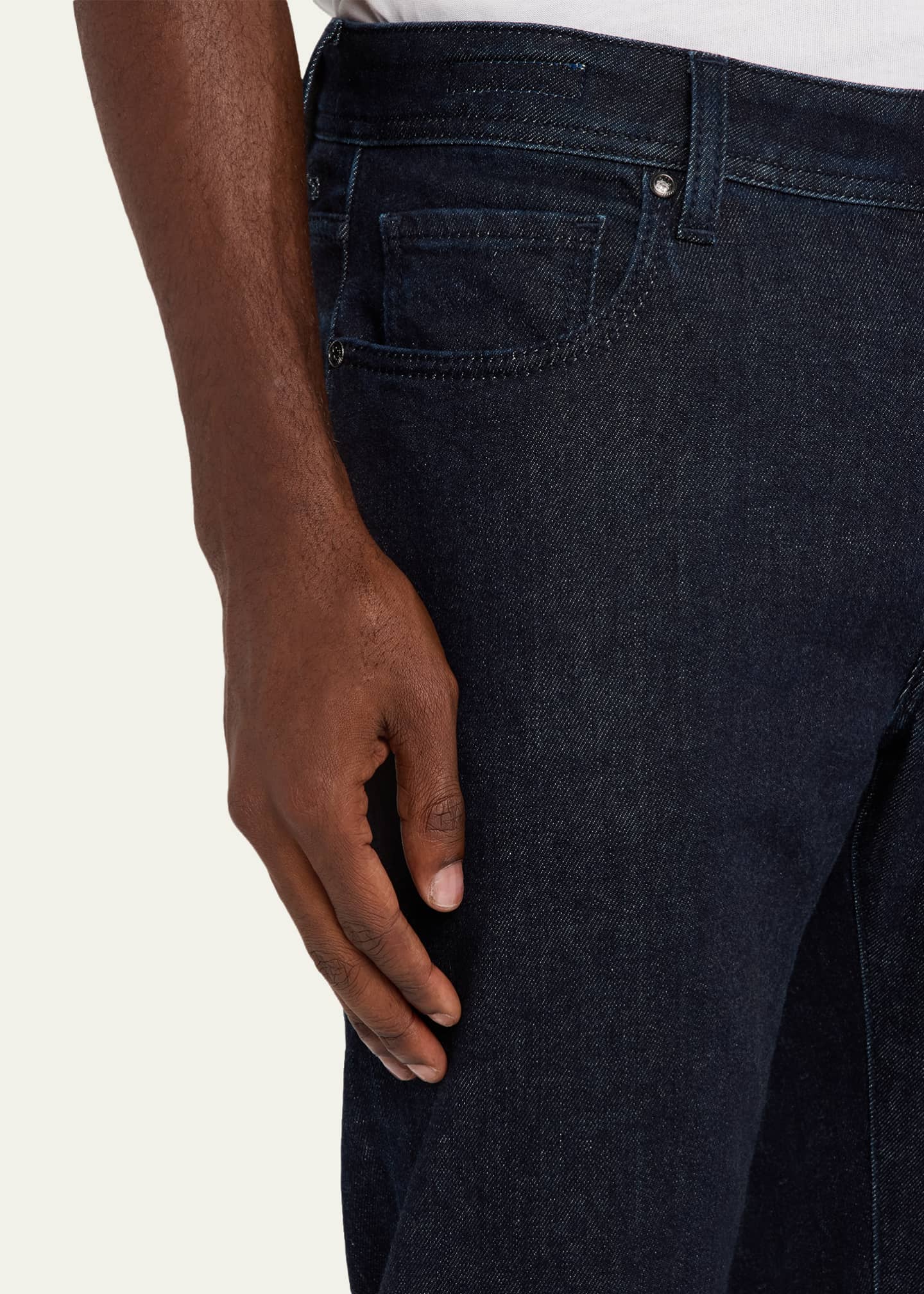 Jacob Cohen Men's Bard Overdyed Dark Blue Denim Slim Fit Jeans