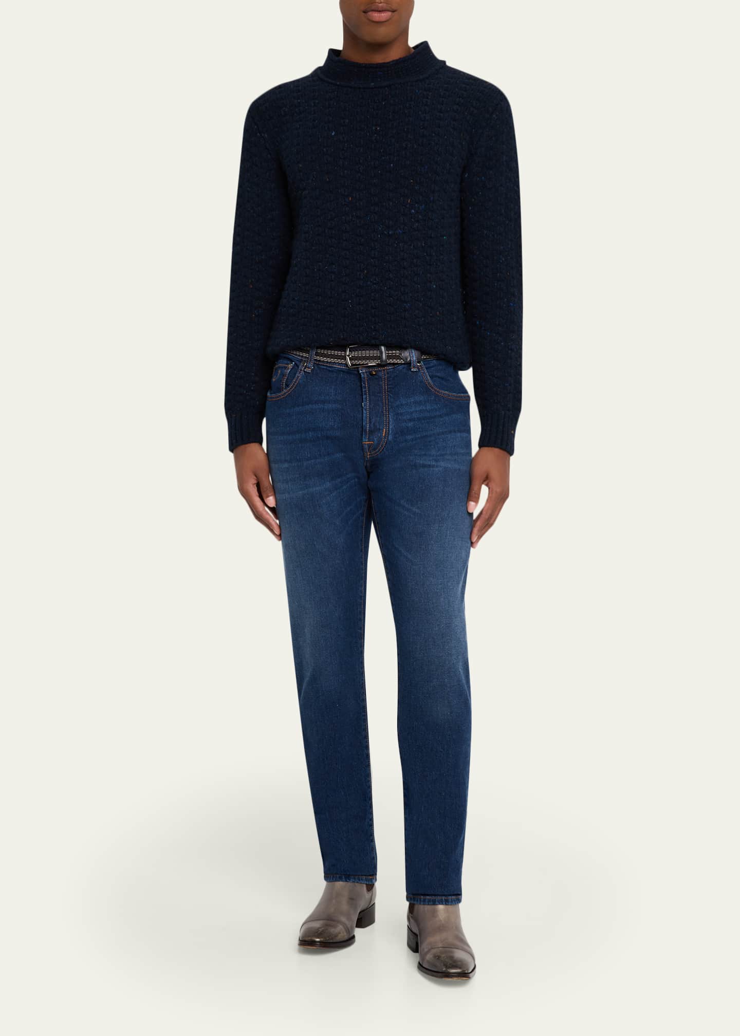 Jacob Cohen Men's Bard Dark-Wash Denim Slim Fit Jeans - Bergdorf Goodman