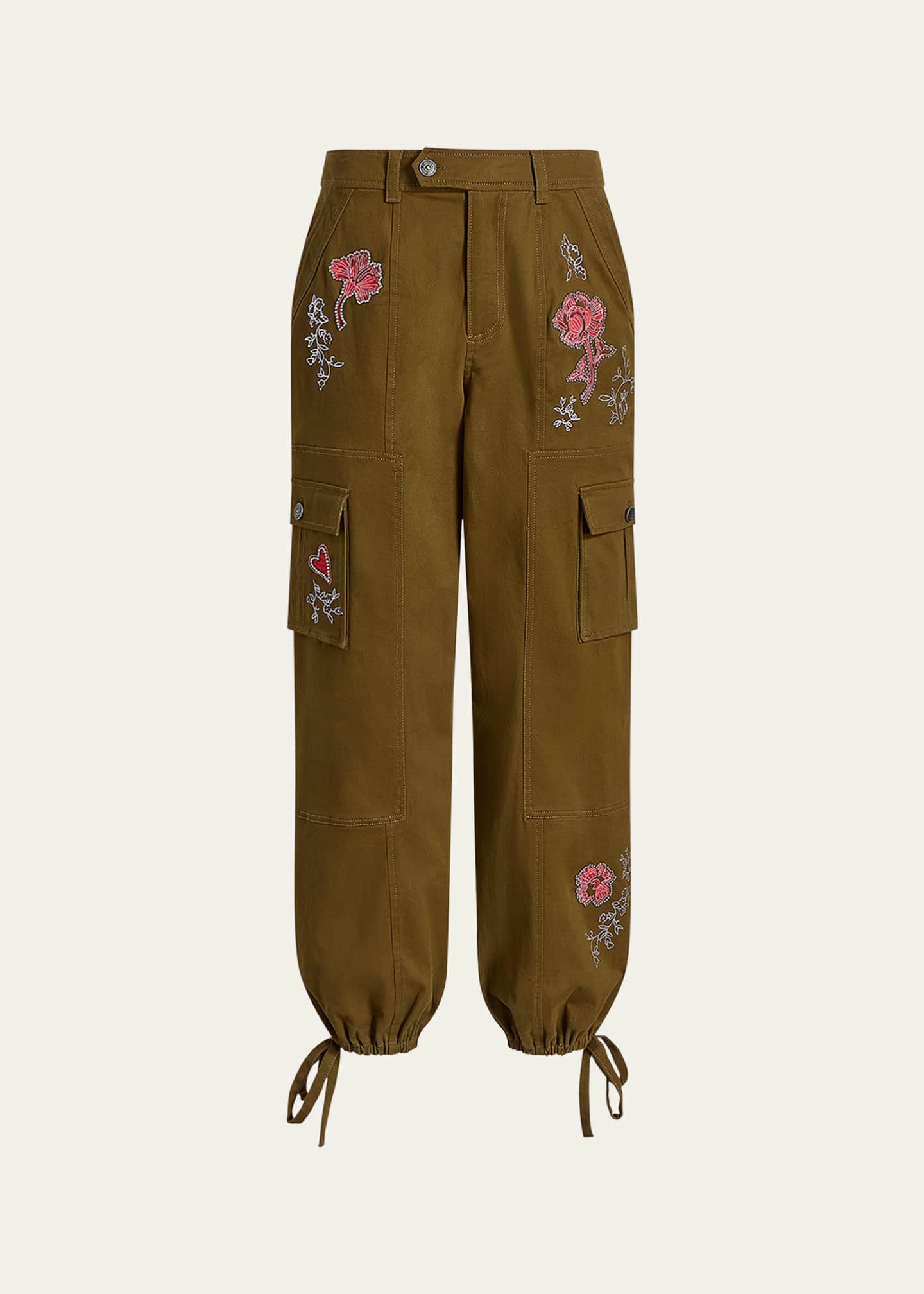 Cinq a Sept Zola Desert Rose Cargo Joggers - Bergdorf Goodman