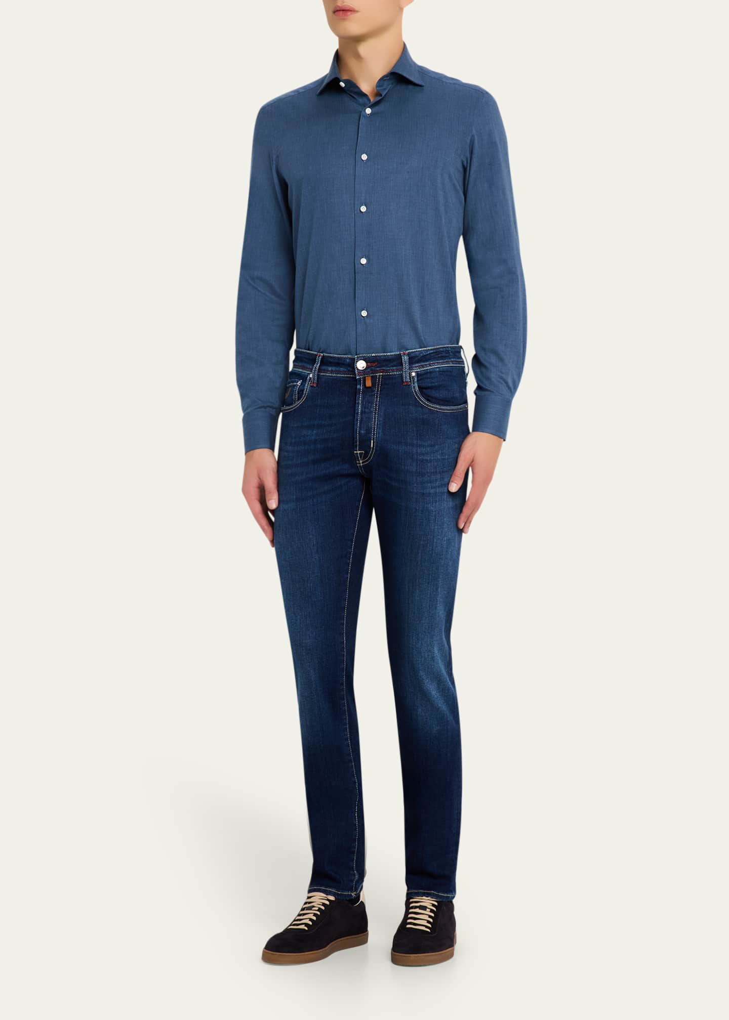 Jacob Cohen Men's Slim Fit Bard Medium-Wash Skinny Jeans