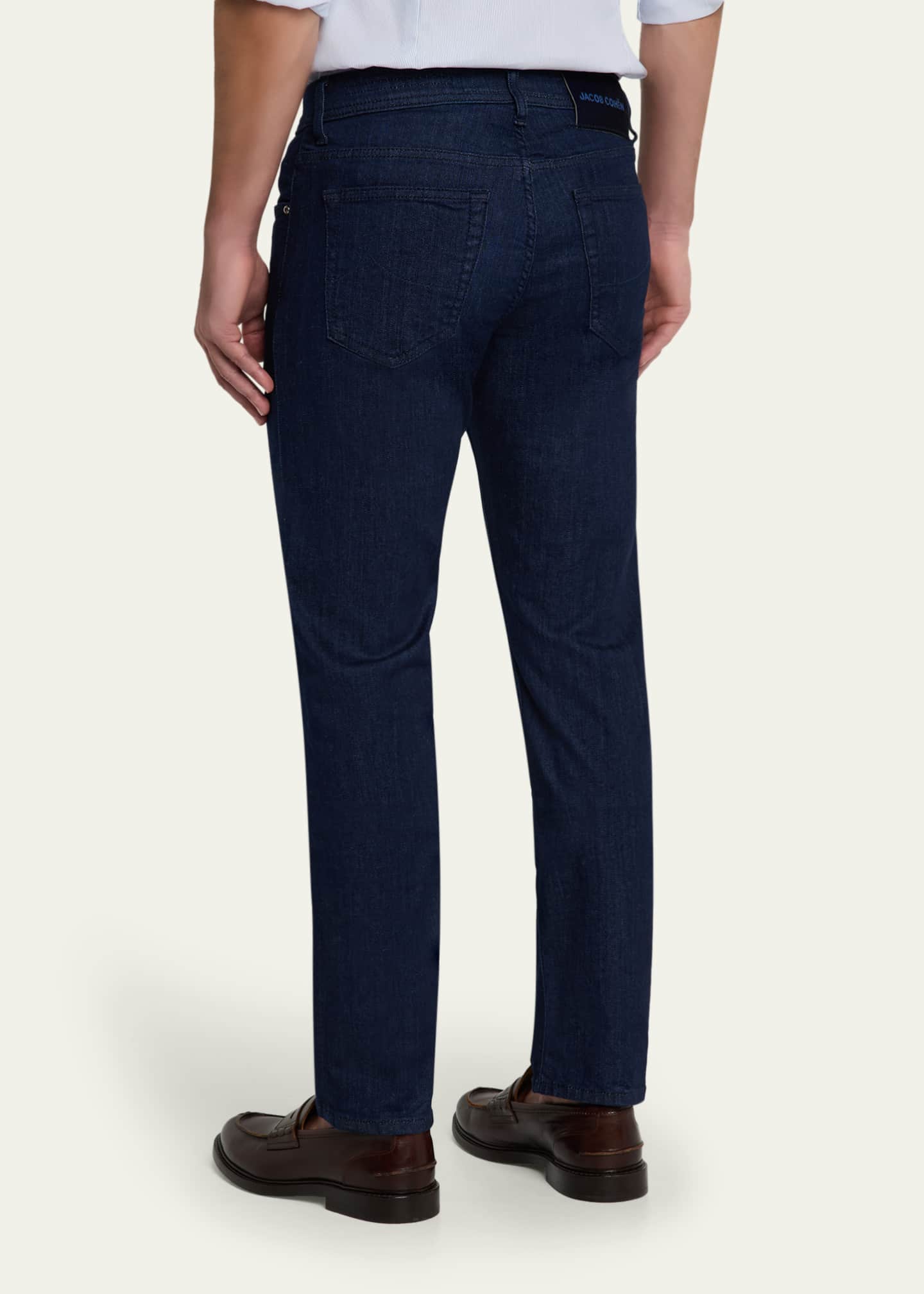 Jacob Cohen Men's Overdyed Denim Slim Fit Jeans - Bergdorf Goodman